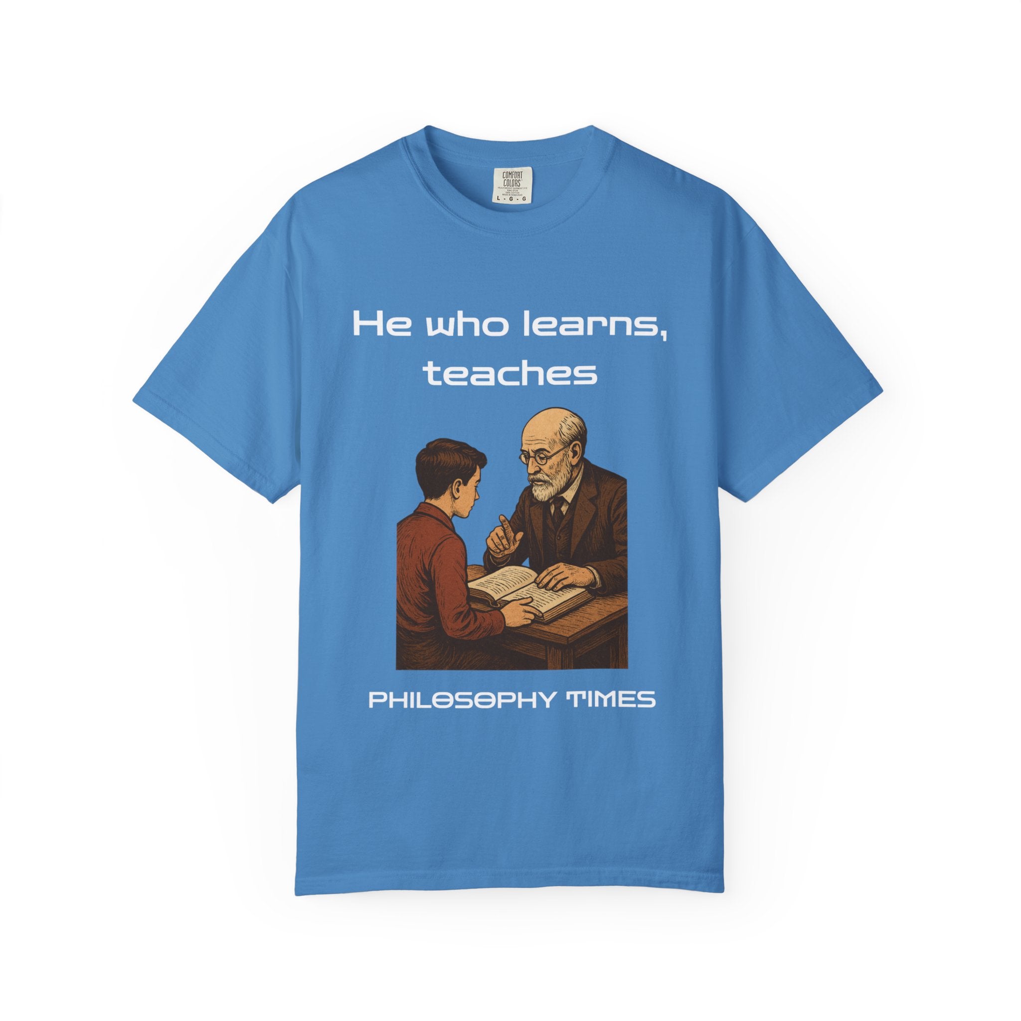 "He Who Learns, Teaches" Shirt – African Proverb Quote Tee
