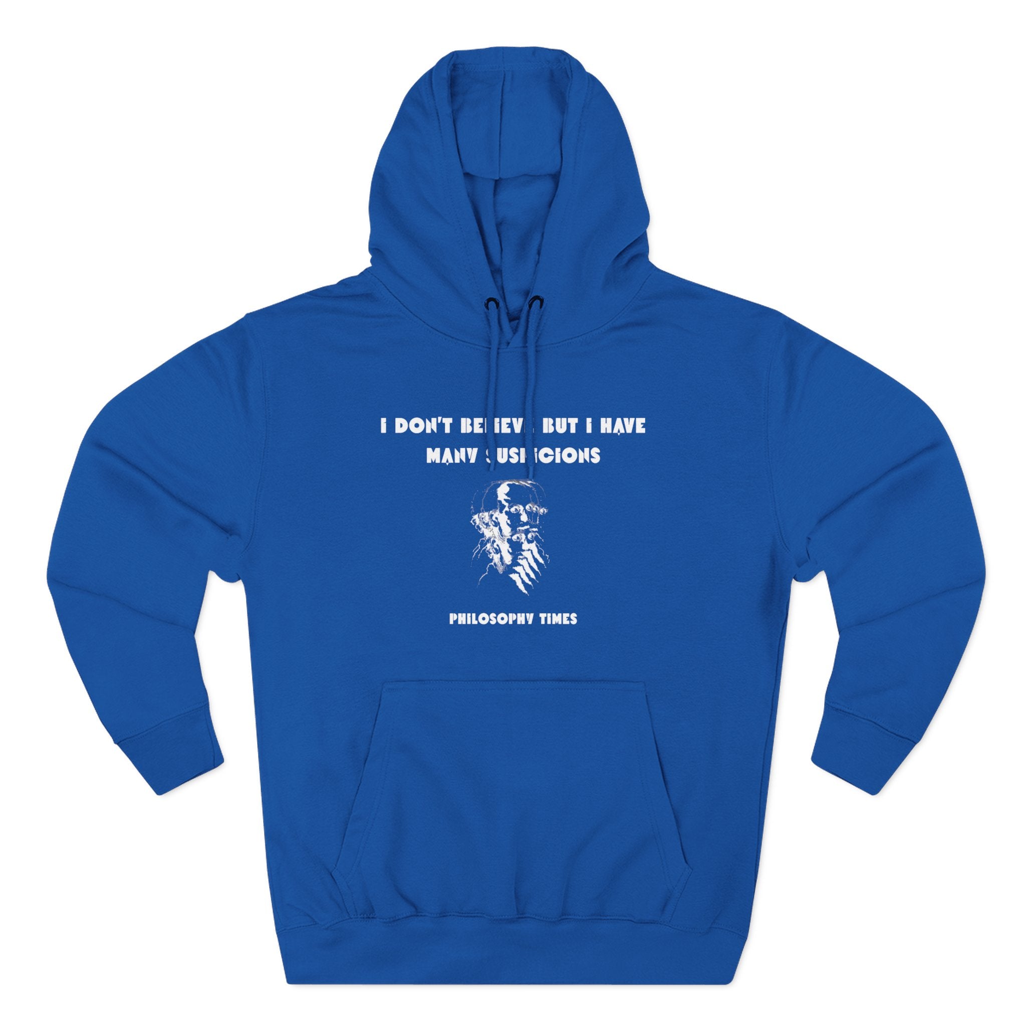 Robert Anton Wilson “I Have Many Suspicions” - Cozy Fleece Hoodie