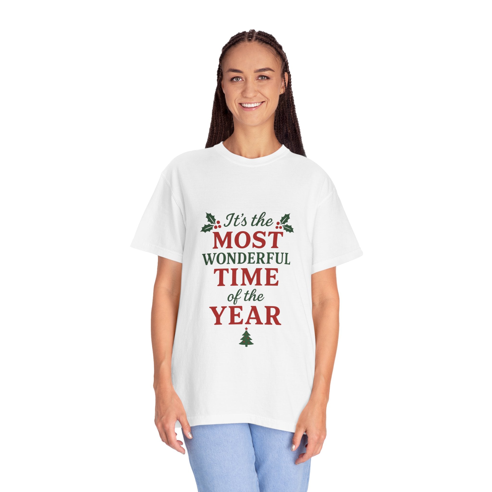 Christmas Graphic T-Shirt — "It's the Most Wonderful Time of the Year"