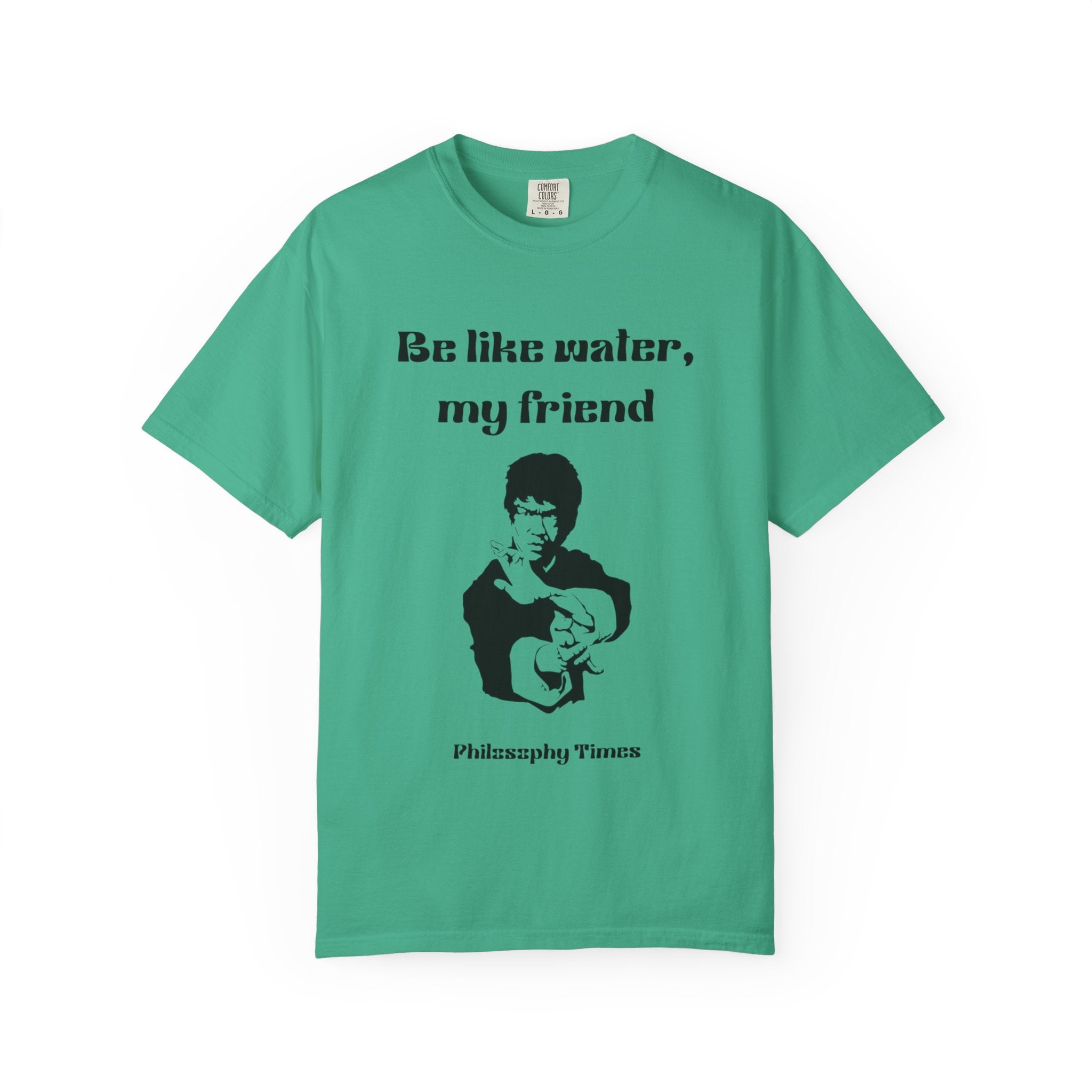 Bruce Lee T-Shirt – “Be Like Water” Inspirational Quote Graphic Tee