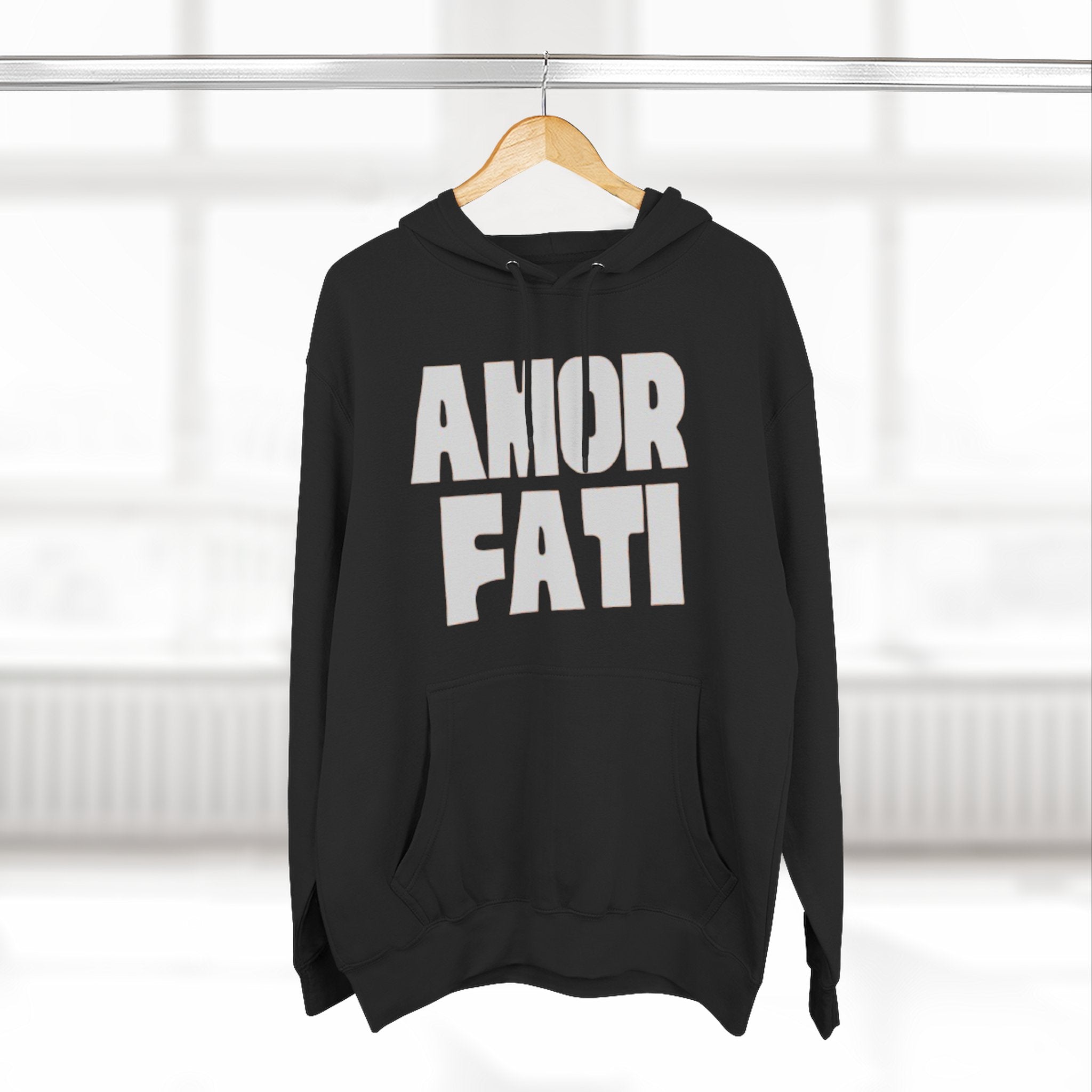 Amor Fati Philosophy Hoodie — 'Gift' vivbyen Three-Panel Fleece Hoodie