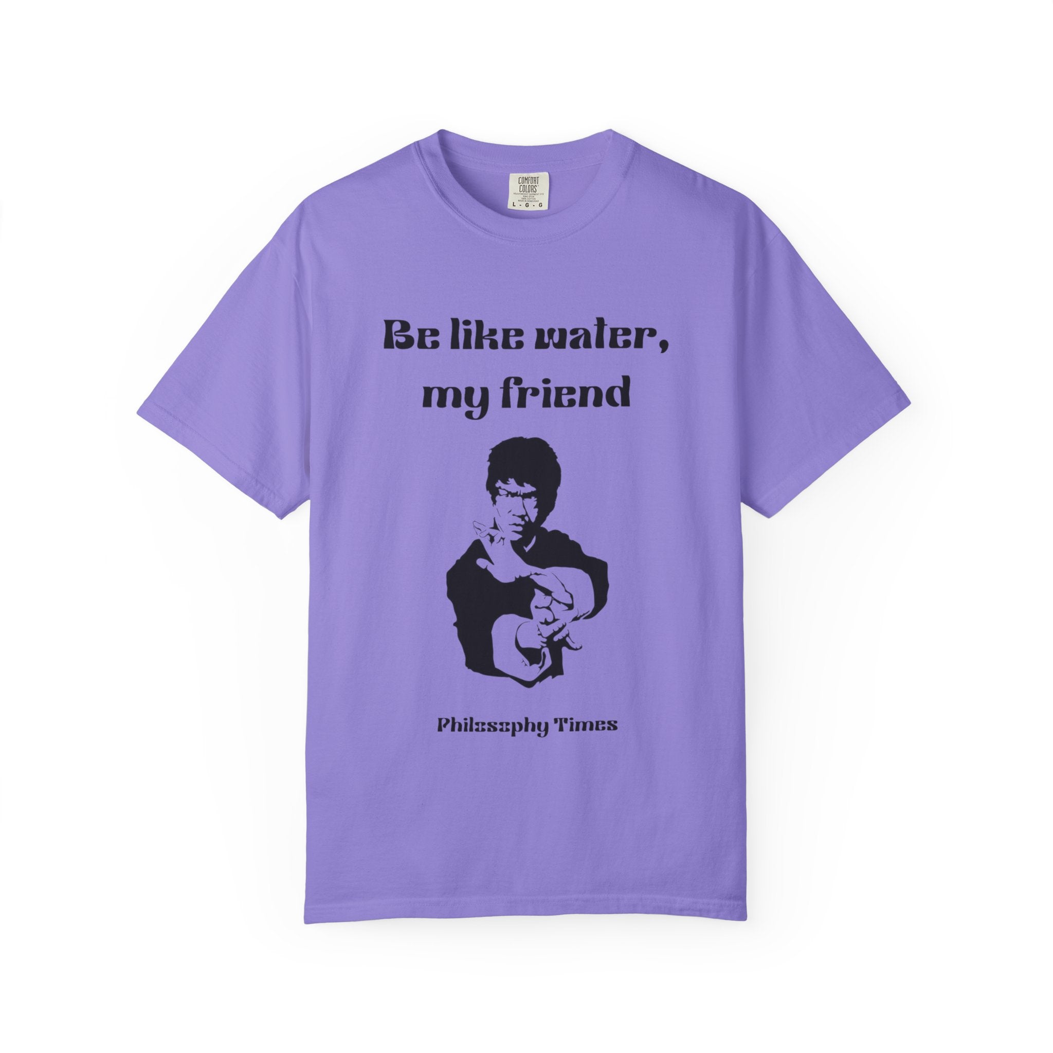 Bruce Lee T-Shirt – “Be Like Water” Inspirational Quote Graphic Tee
