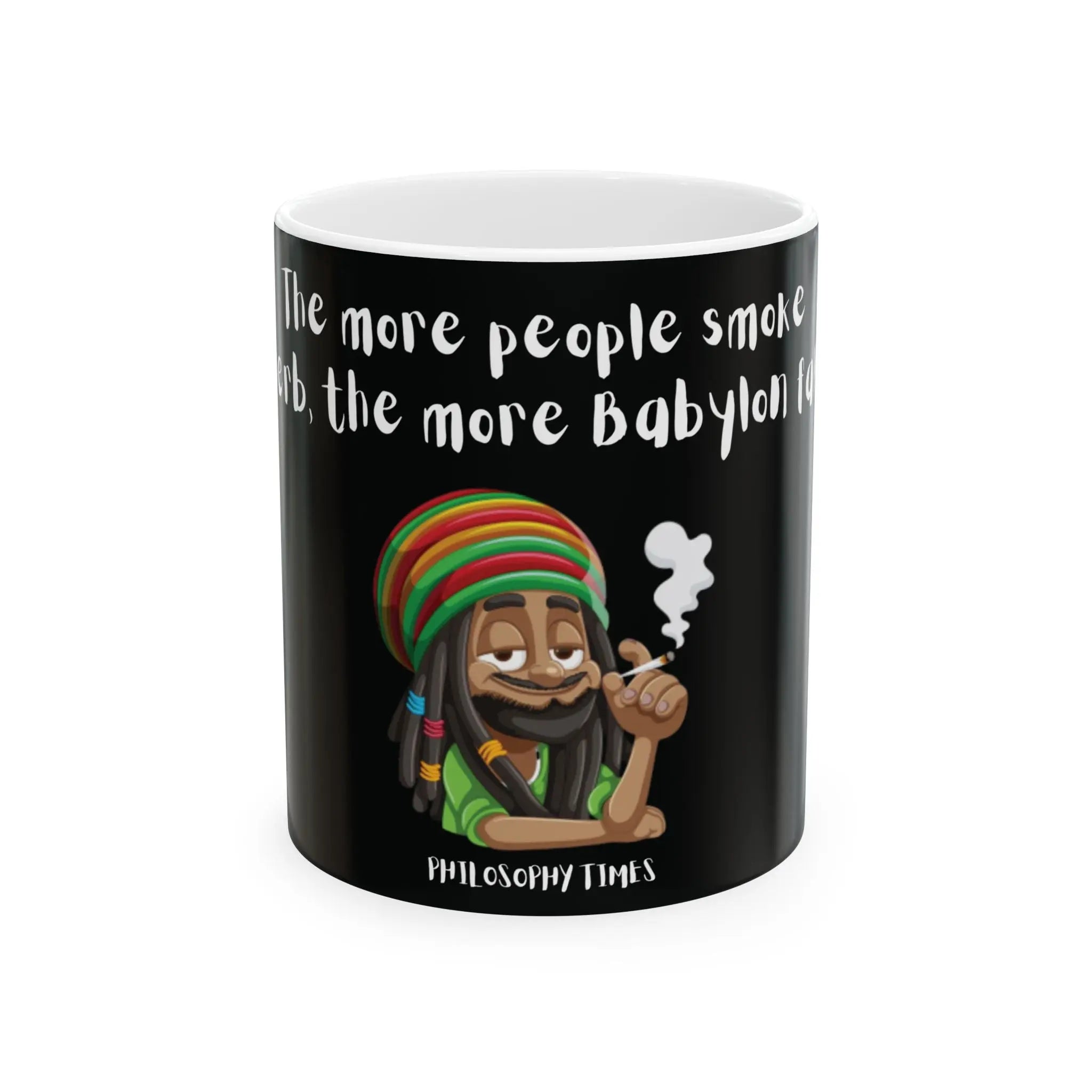 Black Rastaman Mug Printify