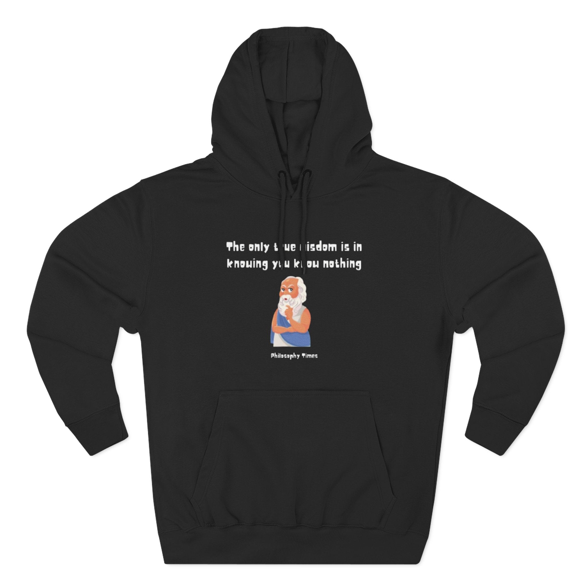 Socrates Fleece Hoodie Printify