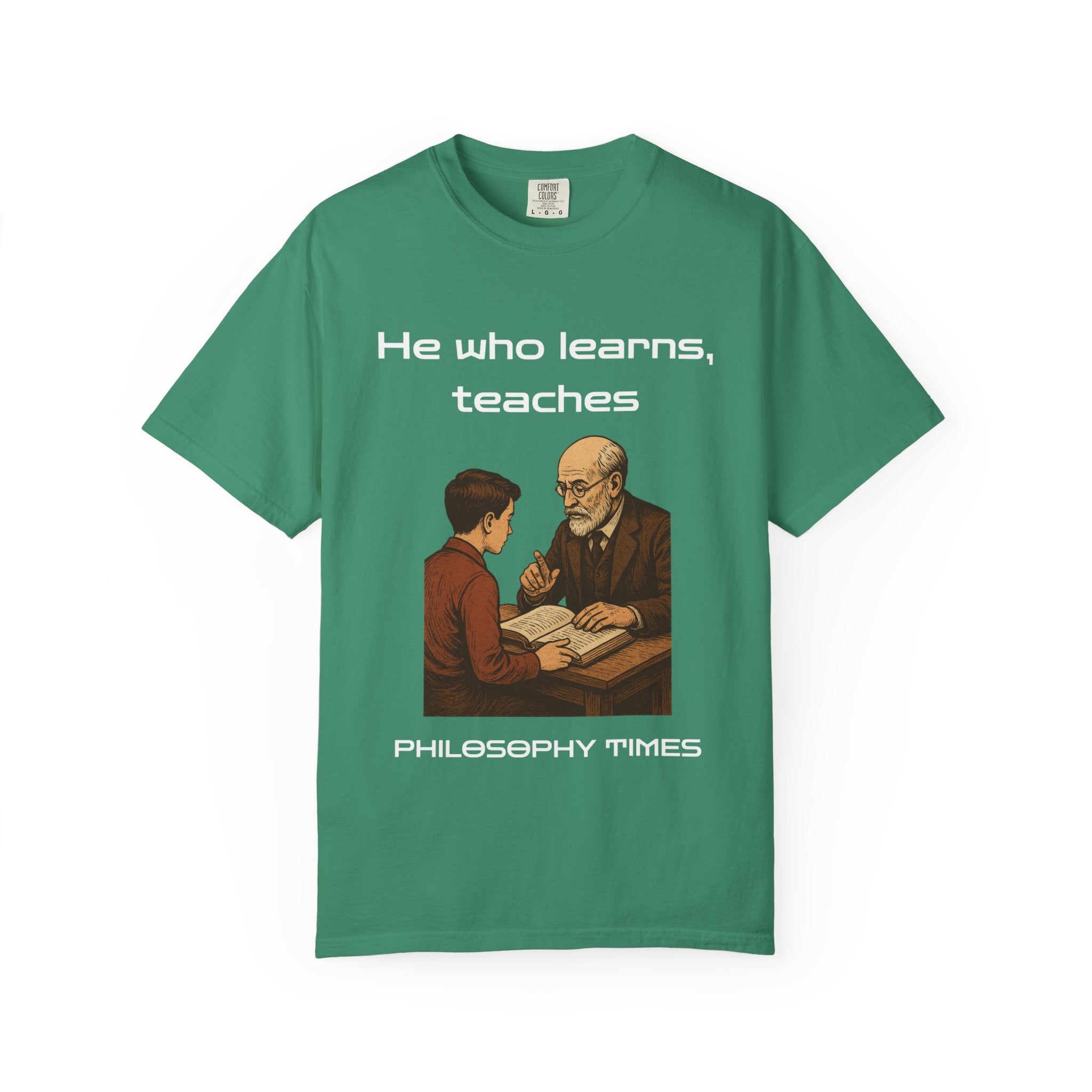 "He Who Learns, Teaches" Shirt – African Proverb Quote Tee