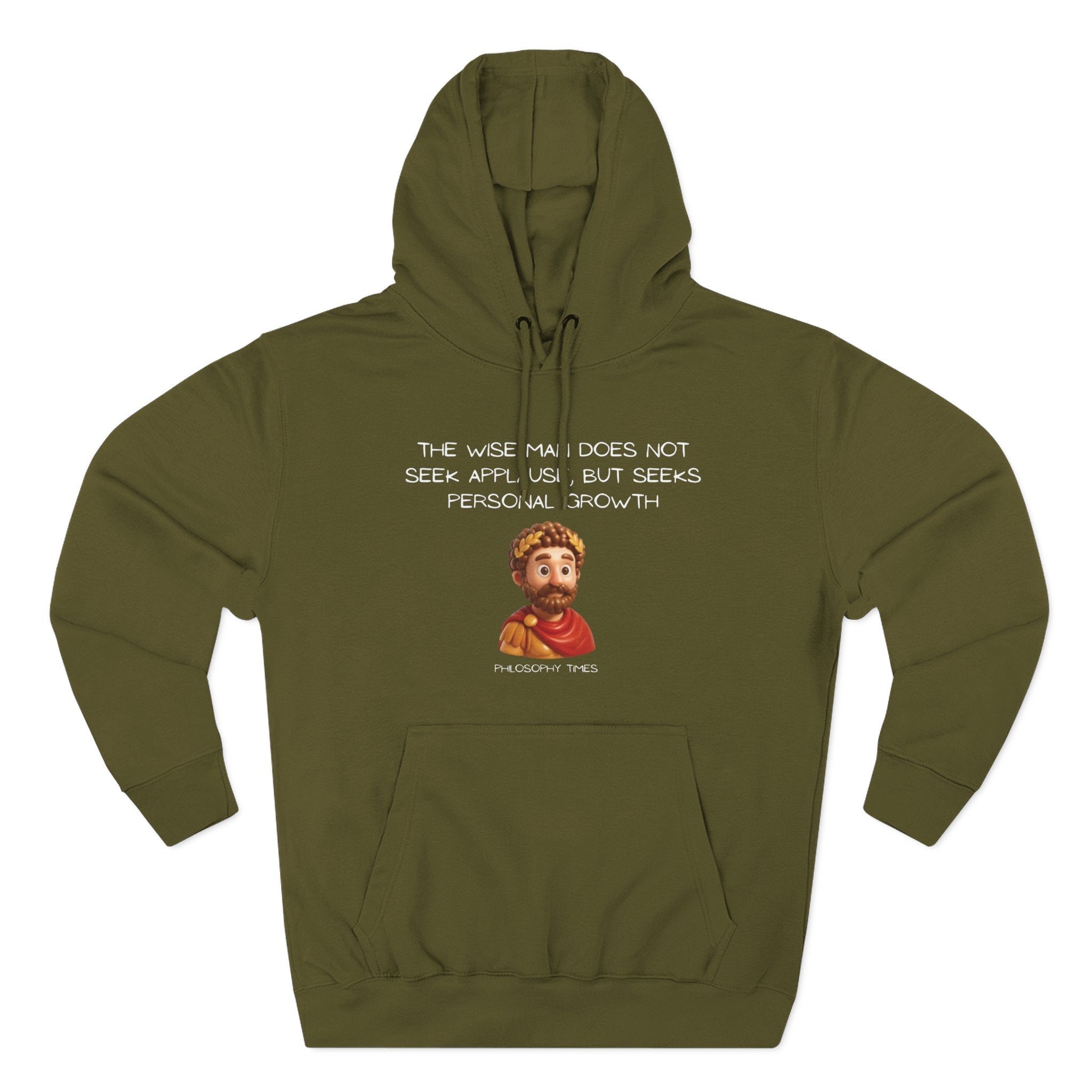 Marcus Aurelius Fleece Hoodie Printify