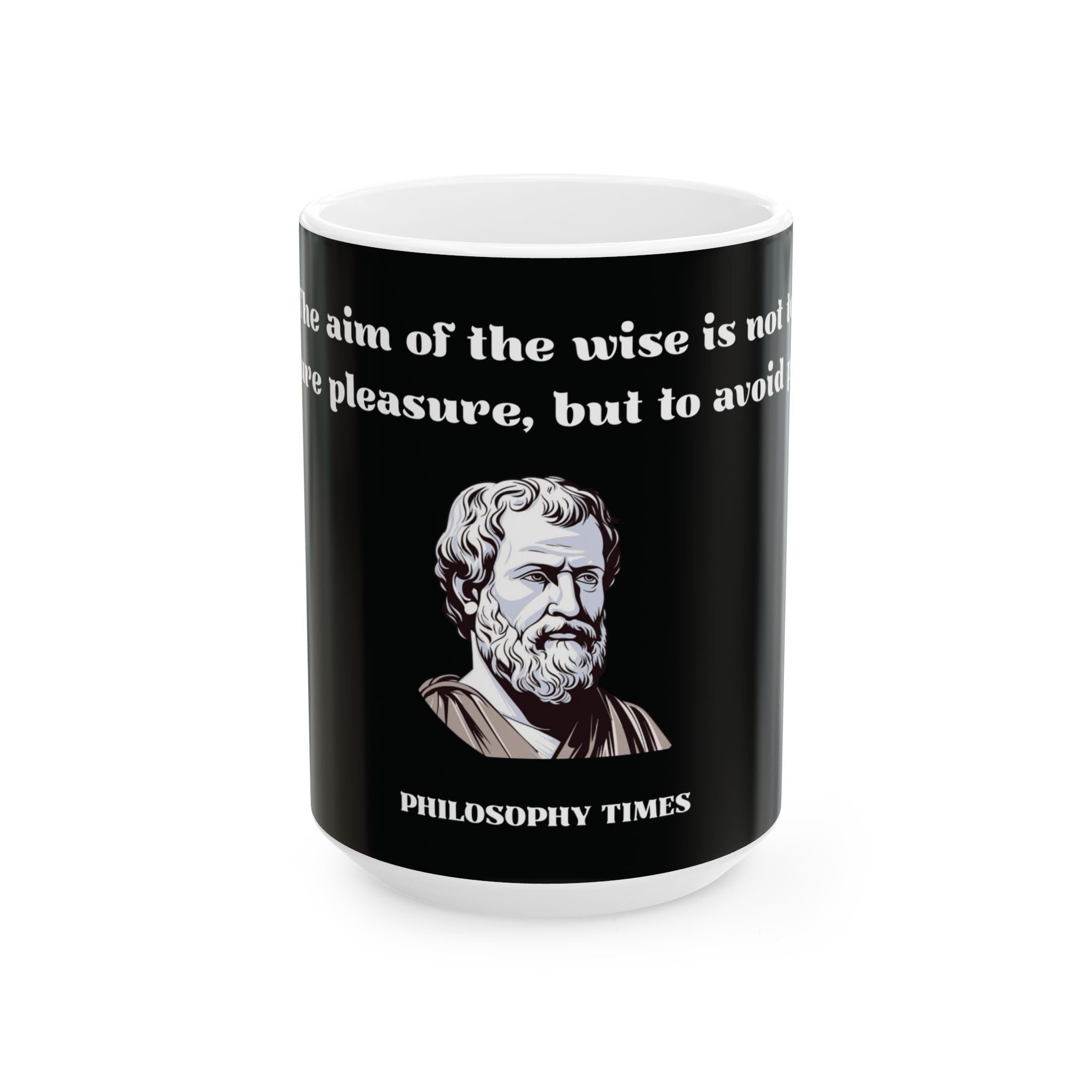 Black Aristotle Mug Printify