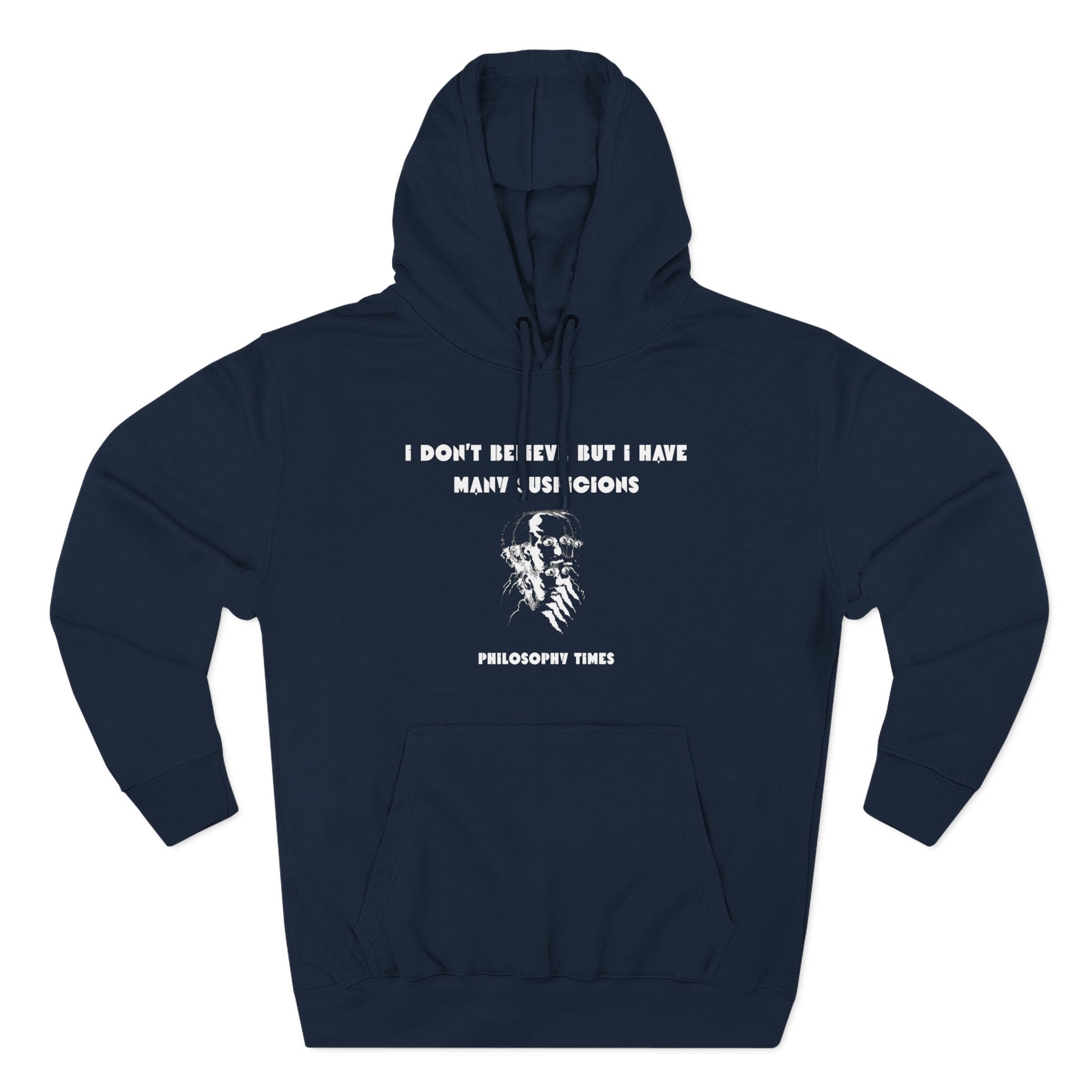 Robert Anton Wilson “I Have Many Suspicions” - Cozy Fleece Hoodie