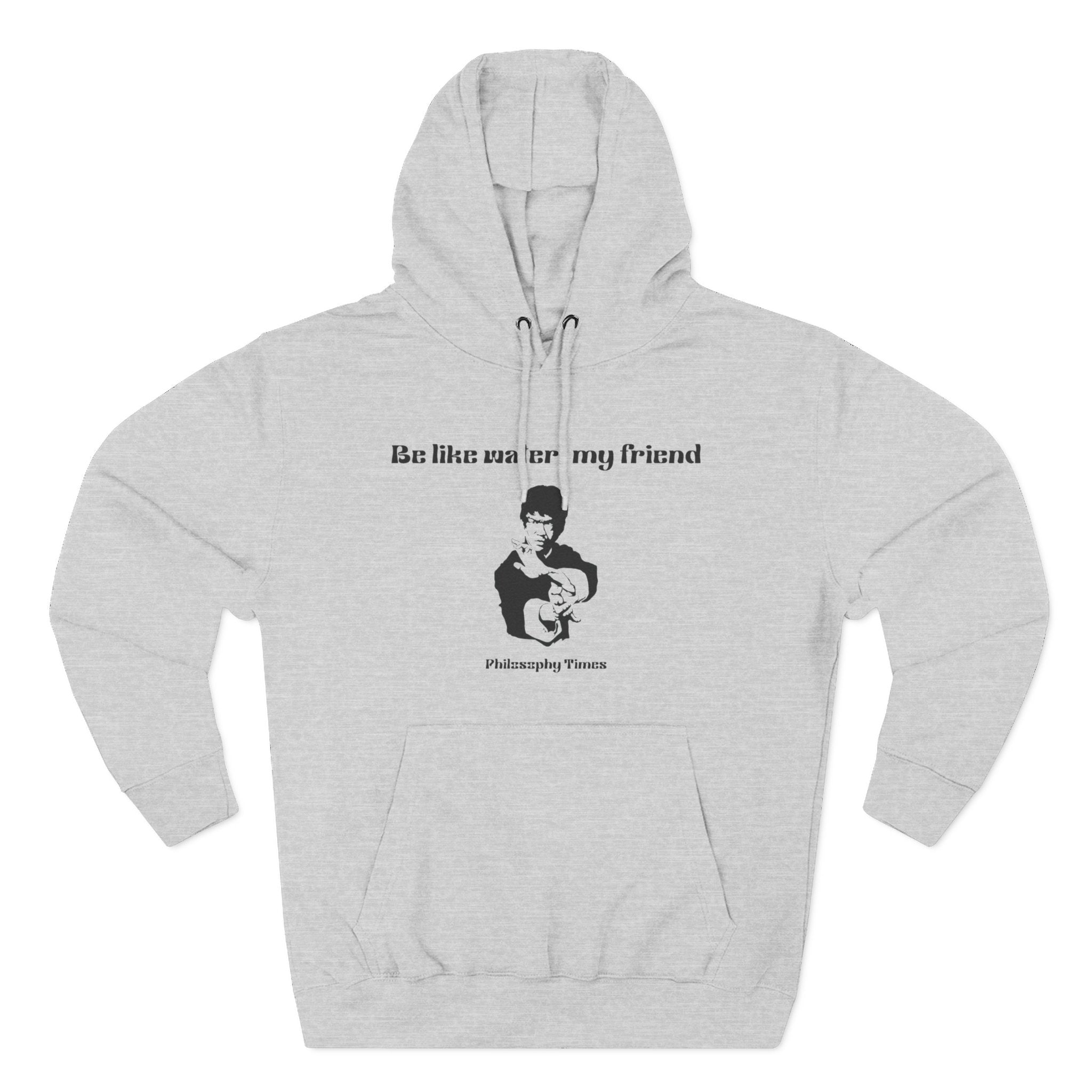 Inspirational Bruce Lee Hoodie – “Be Like Water” Casual Hoodie