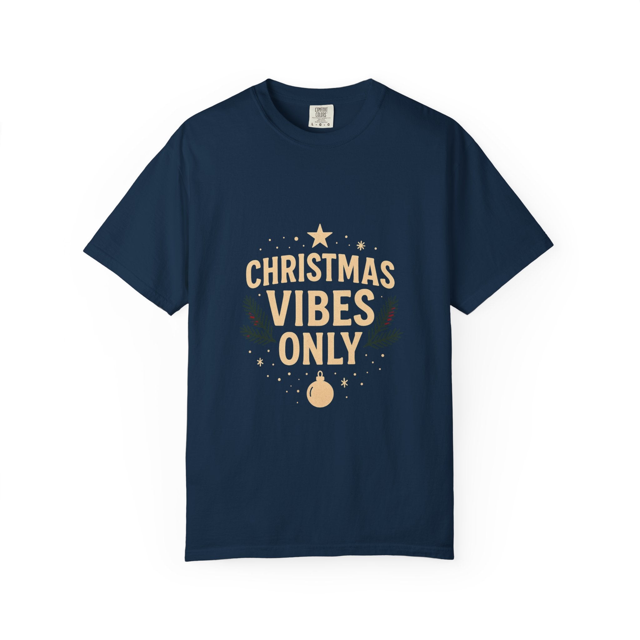 Christmas T Shirt – "Christmas Vibes Only" Retro Holiday Tee