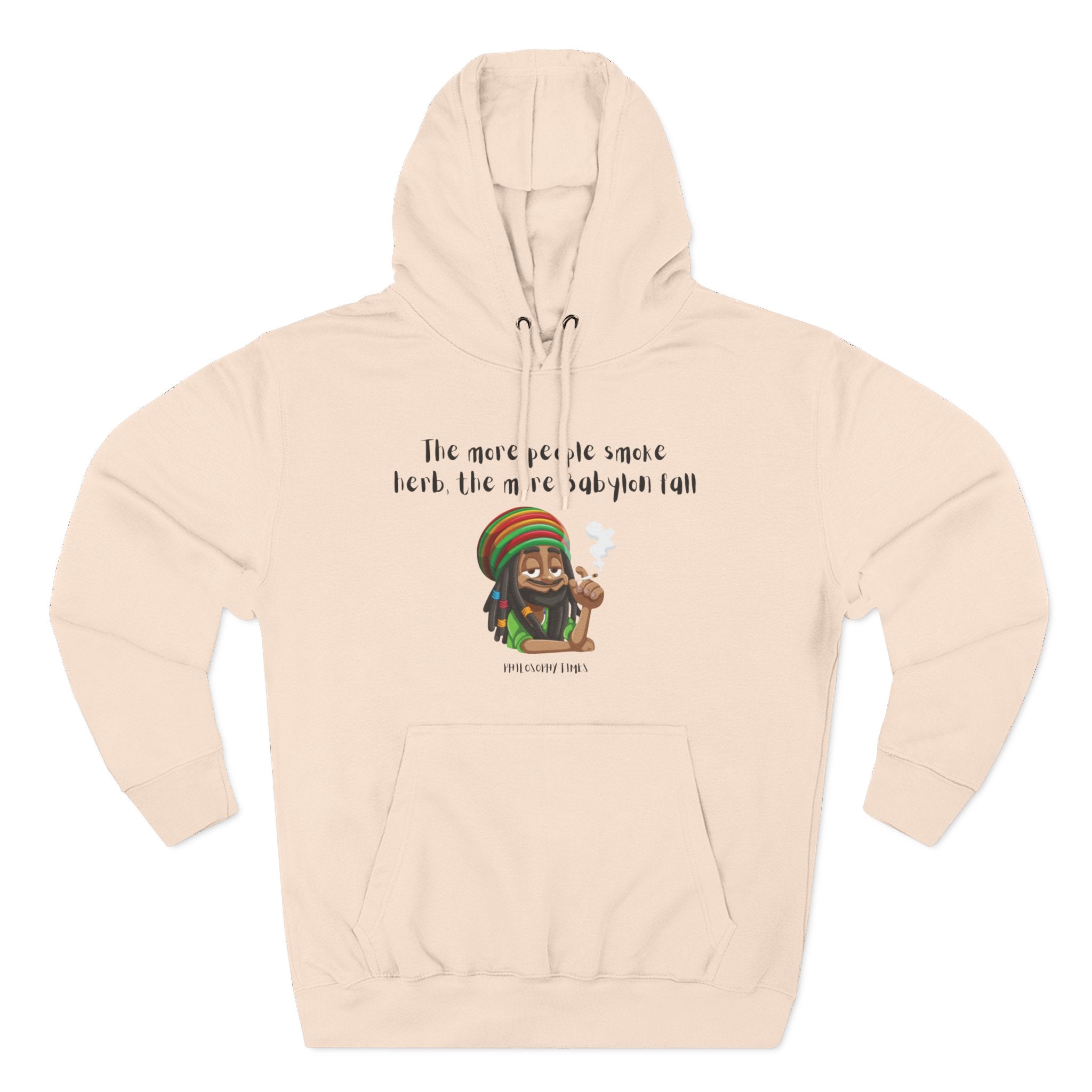 Rastaman Fleece Hoodie Printify