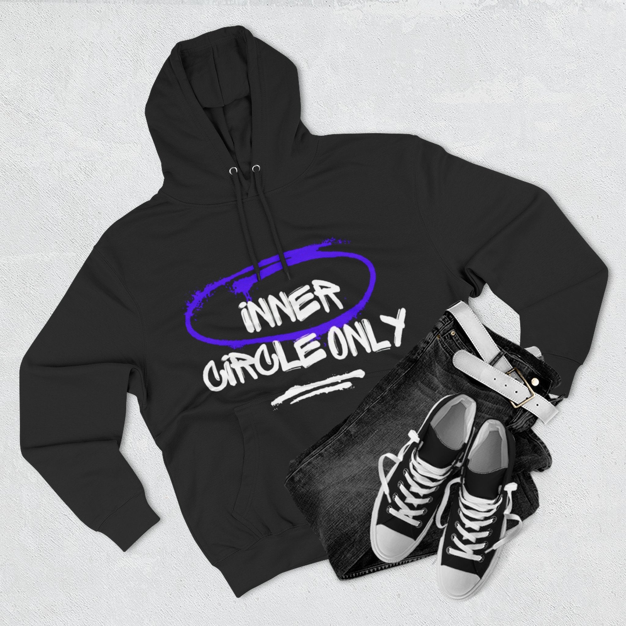 Vivbyen Inner Circle Hoodie — Three-Panel Fleece