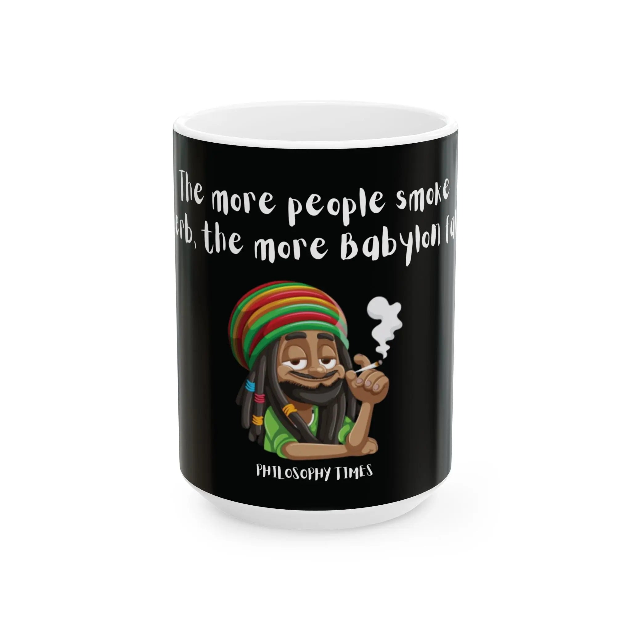 Black Rastaman Mug Printify