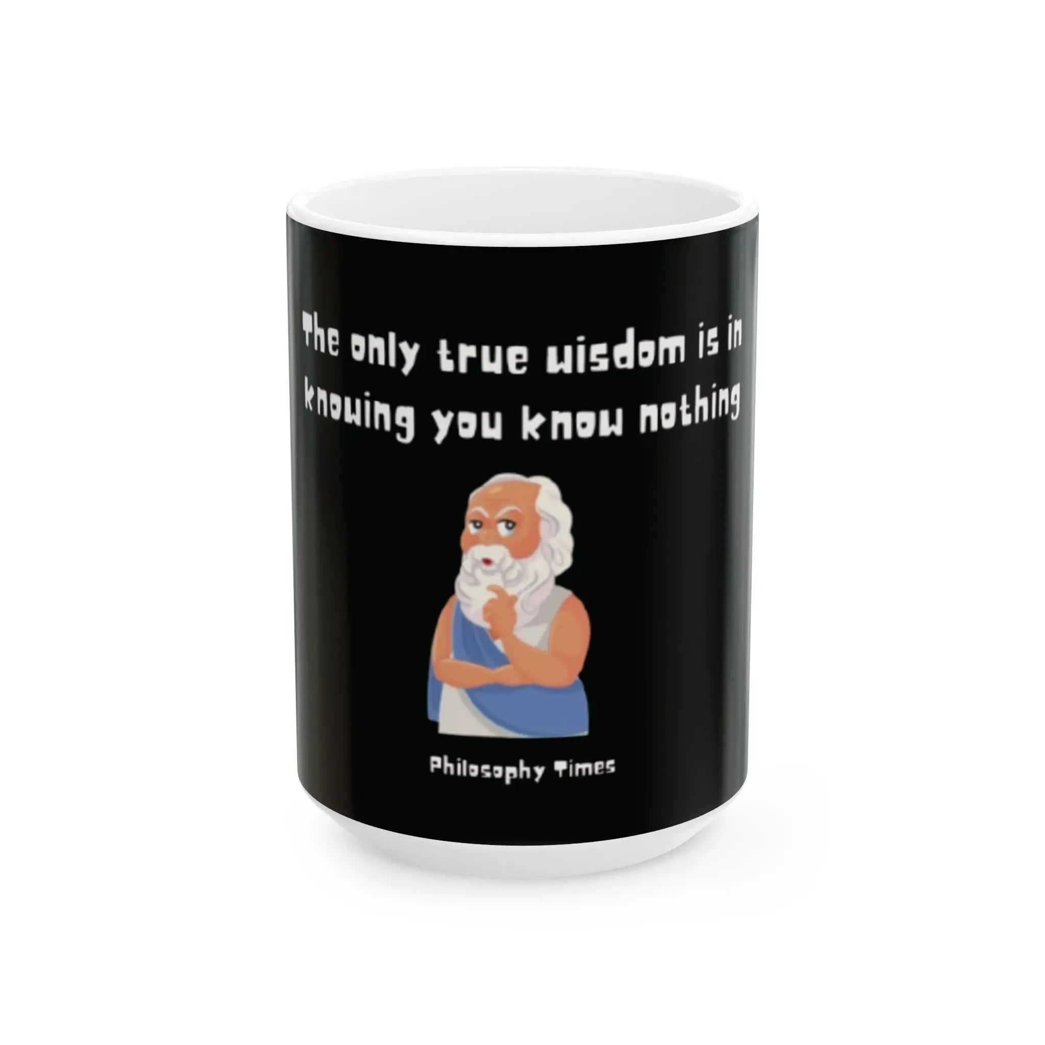 Black Socrates Mug Printify