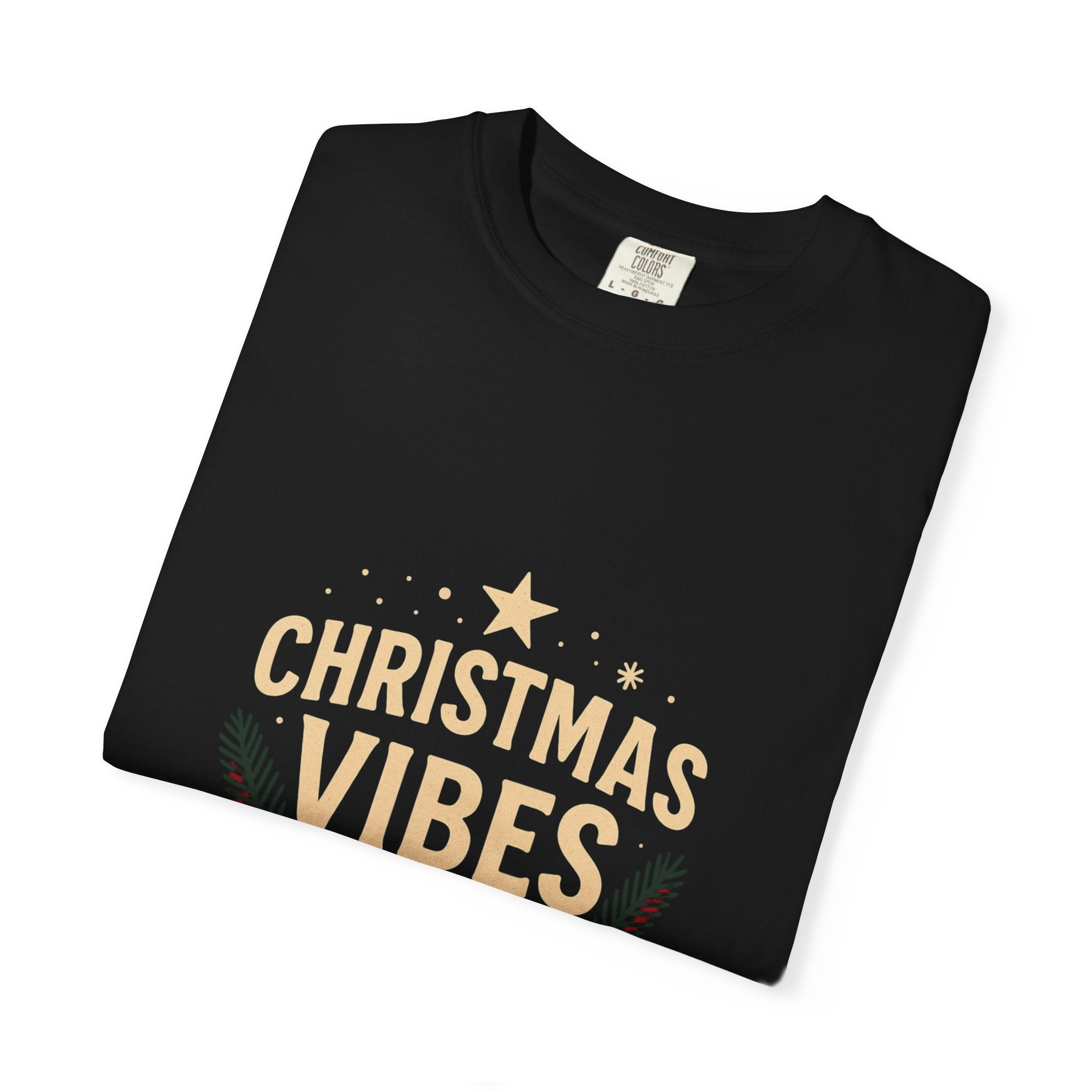 Christmas T Shirt – "Christmas Vibes Only" Retro Holiday Tee