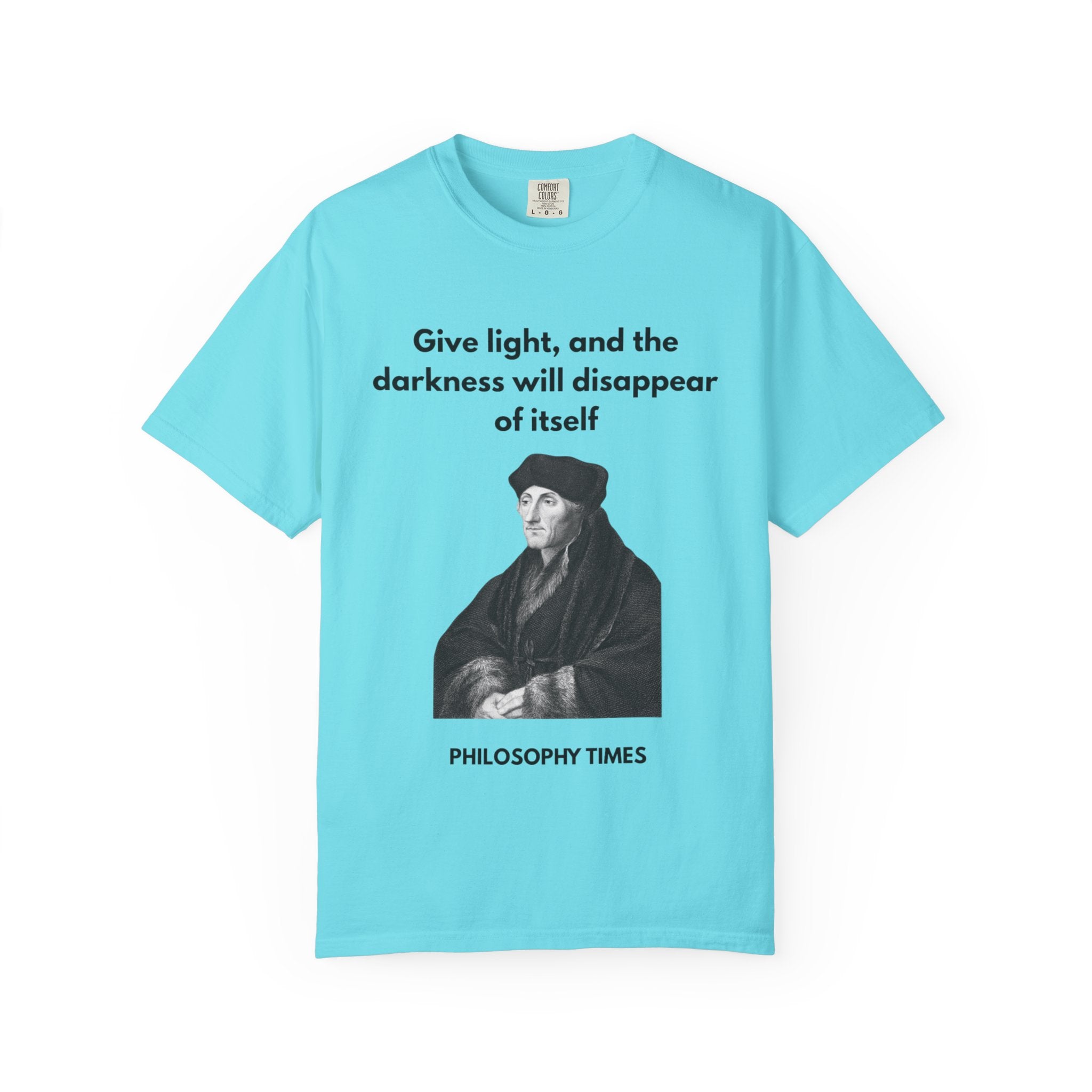 Desiderius Erasmus 'Give Light' Hoodie – Motivational Philosophy Apparel