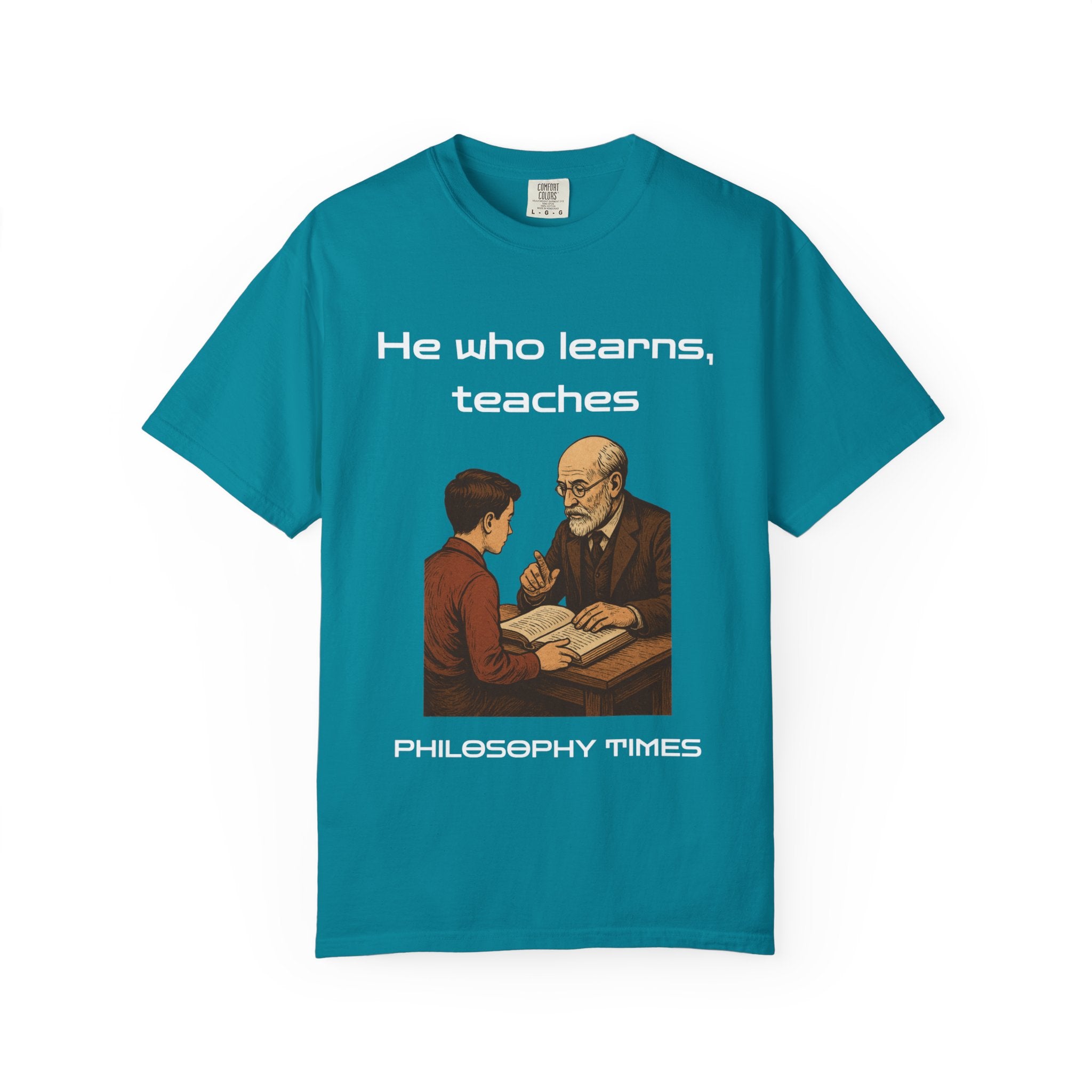 "He Who Learns, Teaches" Shirt – African Proverb Quote Tee