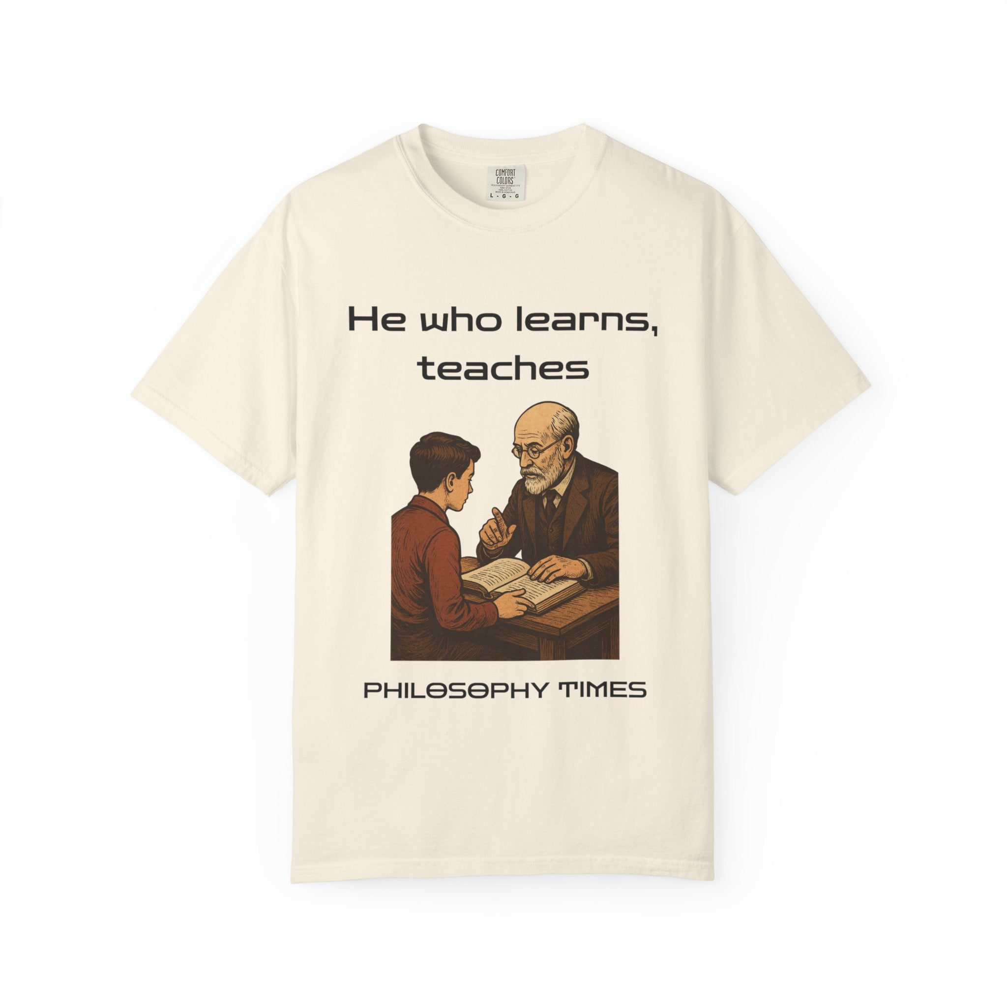 "He Who Learns, Teaches" Shirt – African Proverb Quote Tee