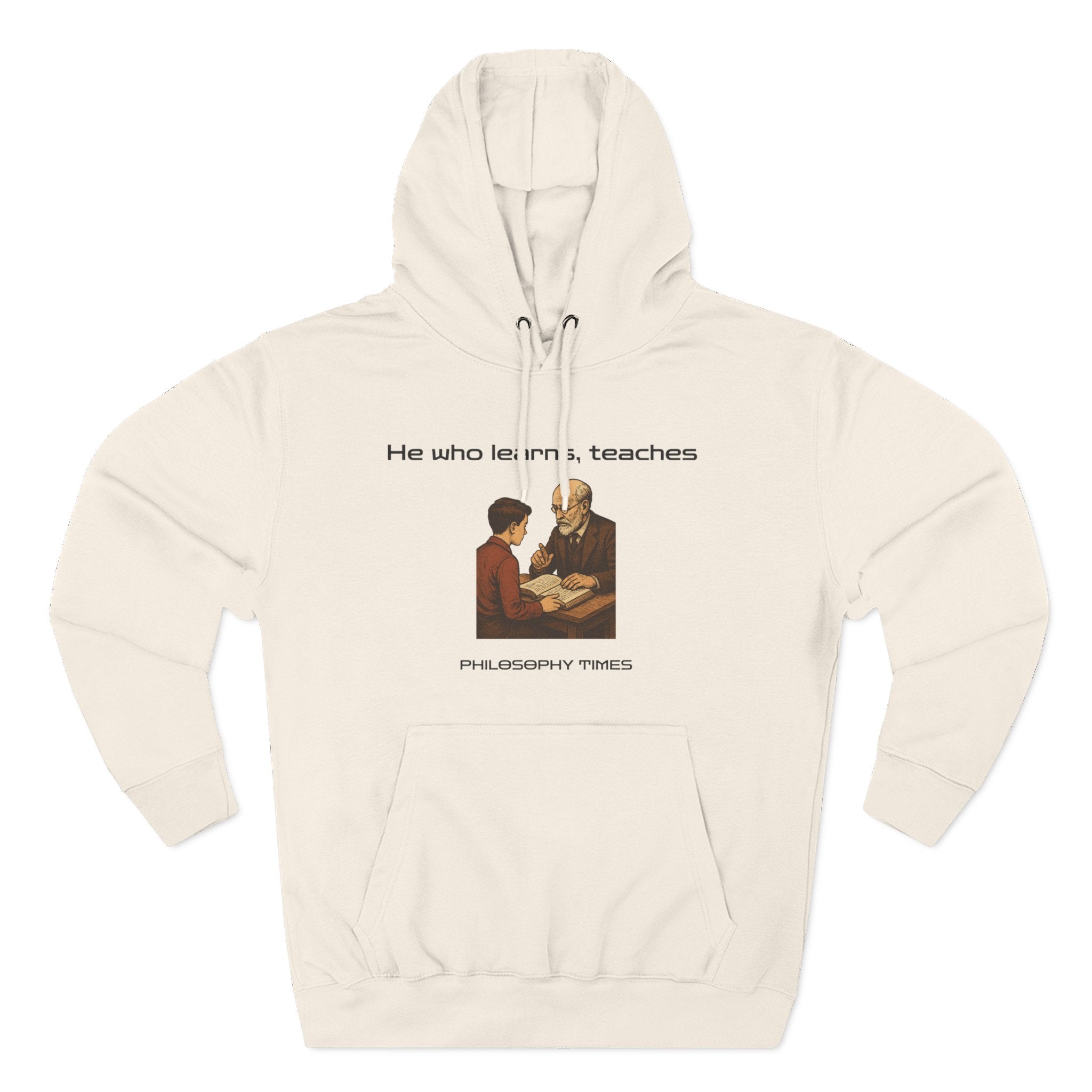 "He Who Learns, Teaches" Quote Apparel - African Proverb Hoodie