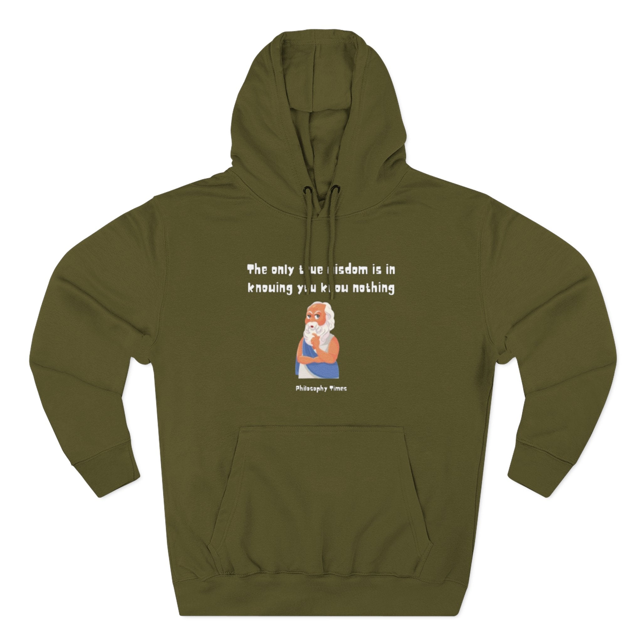 Socrates Fleece Hoodie Printify