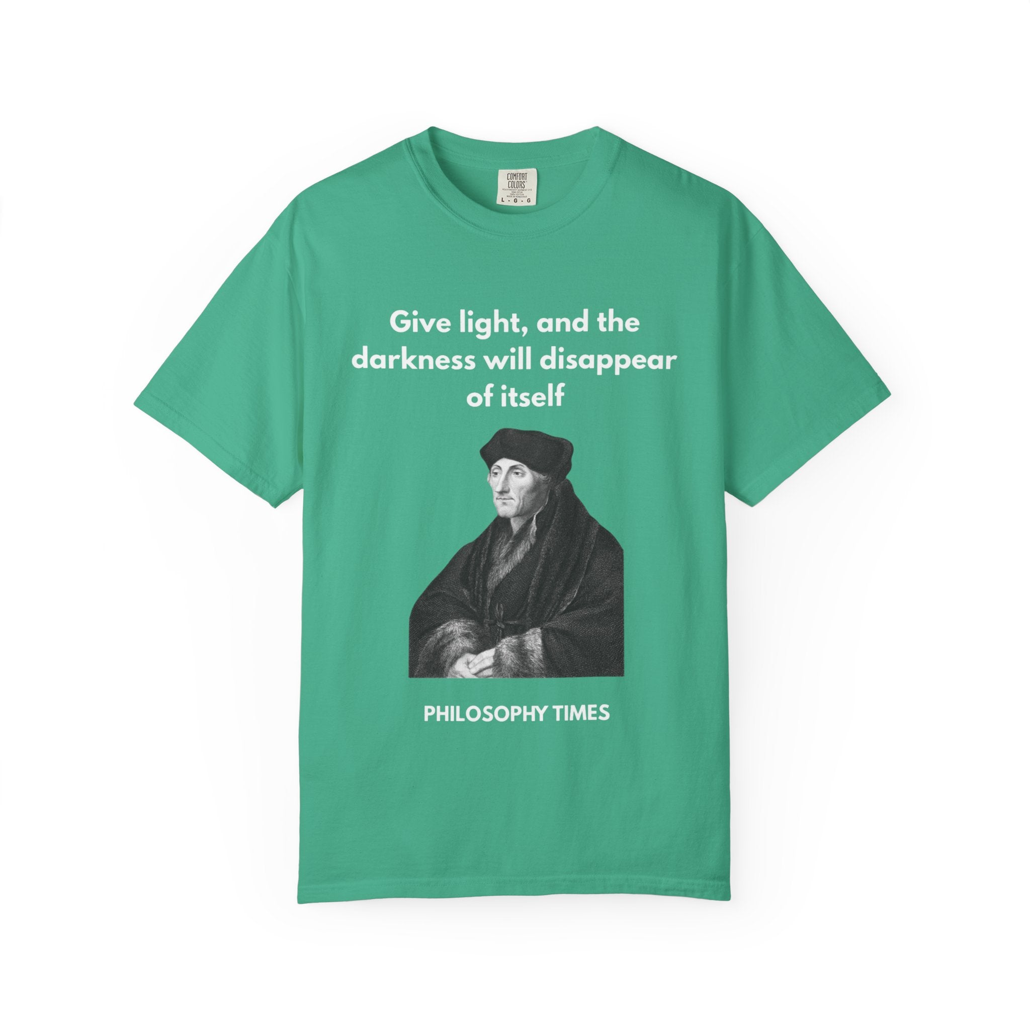 Desiderius Erasmus 'Give Light' Hoodie – Motivational Philosophy Apparel