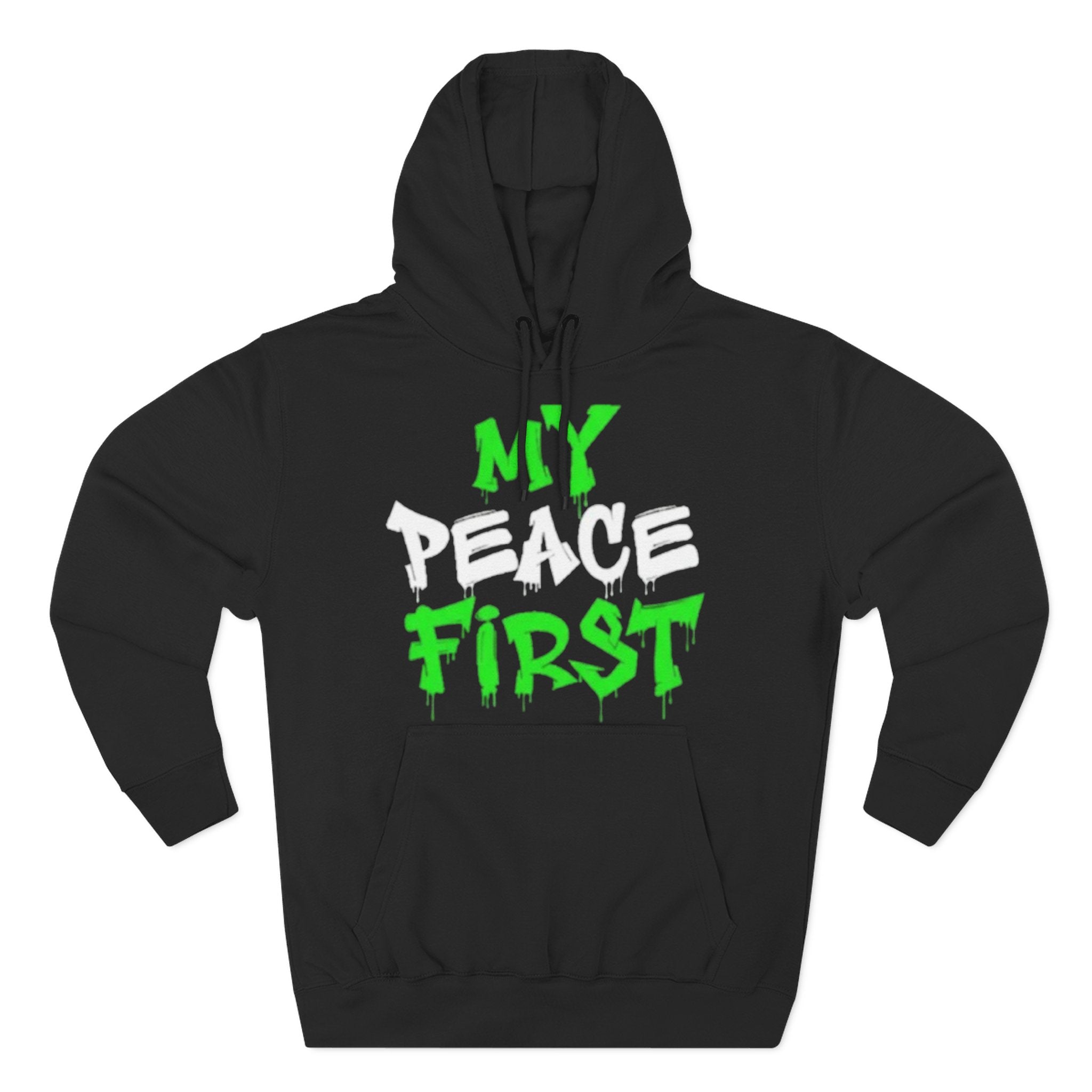 Stoic Hoodie My Peace First - vivbyen Bold Graffiti Streetwear Pullover
