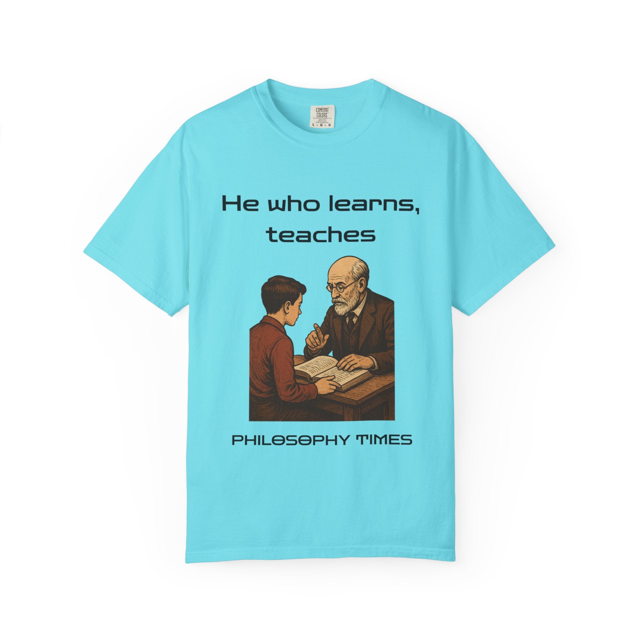 "He Who Learns, Teaches" Shirt – African Proverb Quote Tee