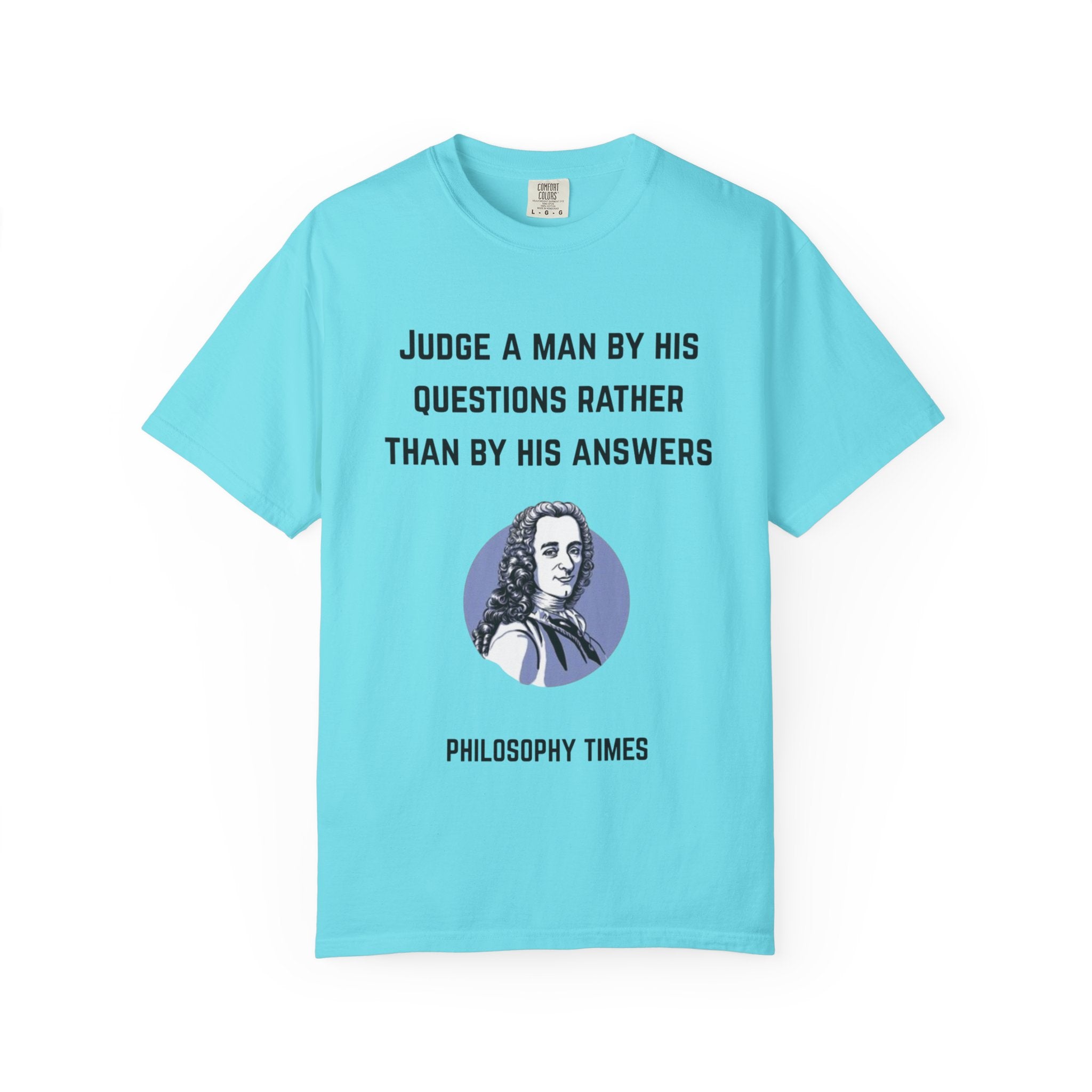 Voltaire “Judge a Man” Quote T-Shirt – Inspirational Philosophy Tee