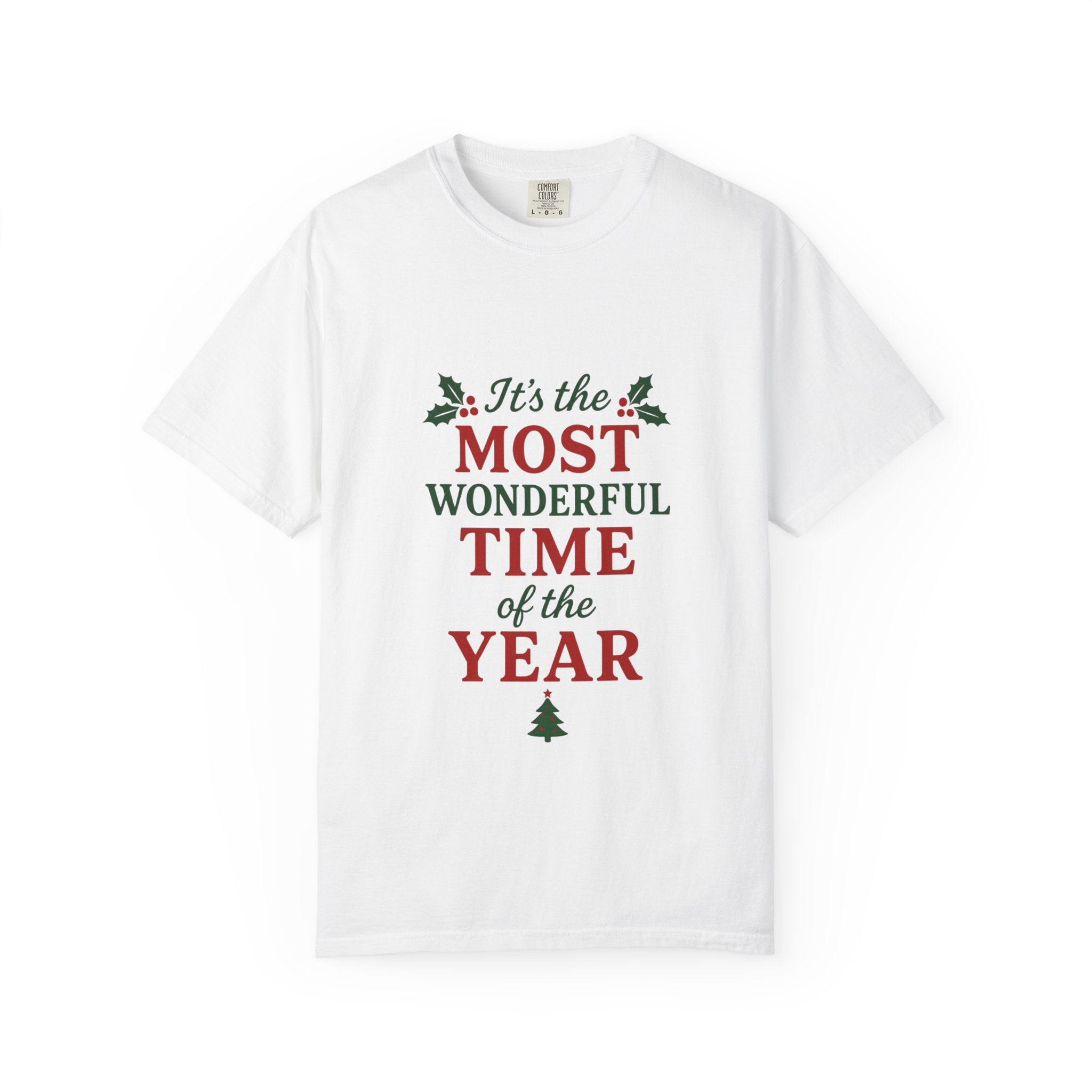Christmas Graphic T-Shirt — "It's the Most Wonderful Time of the Year"