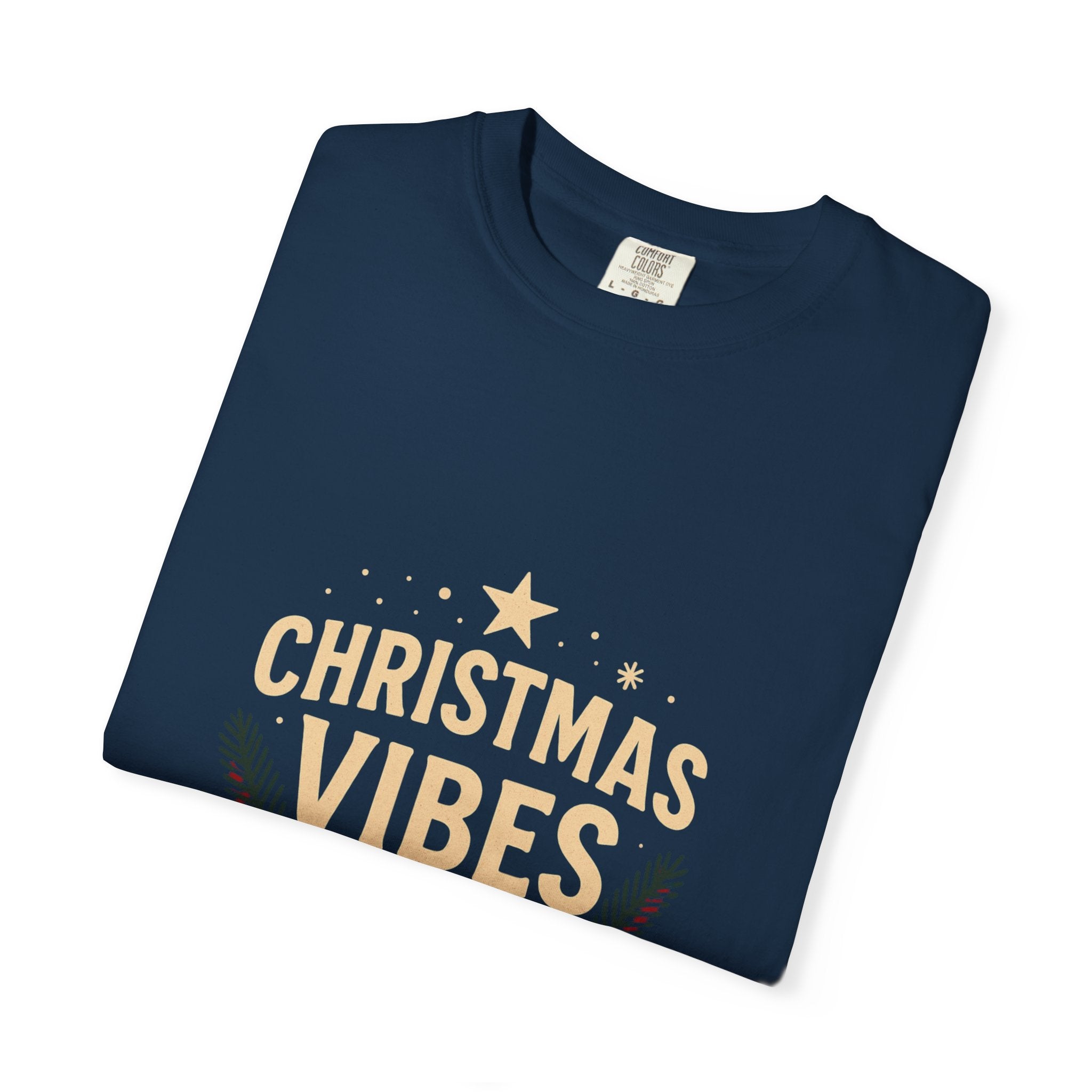 Christmas T Shirt – "Christmas Vibes Only" Retro Holiday Tee