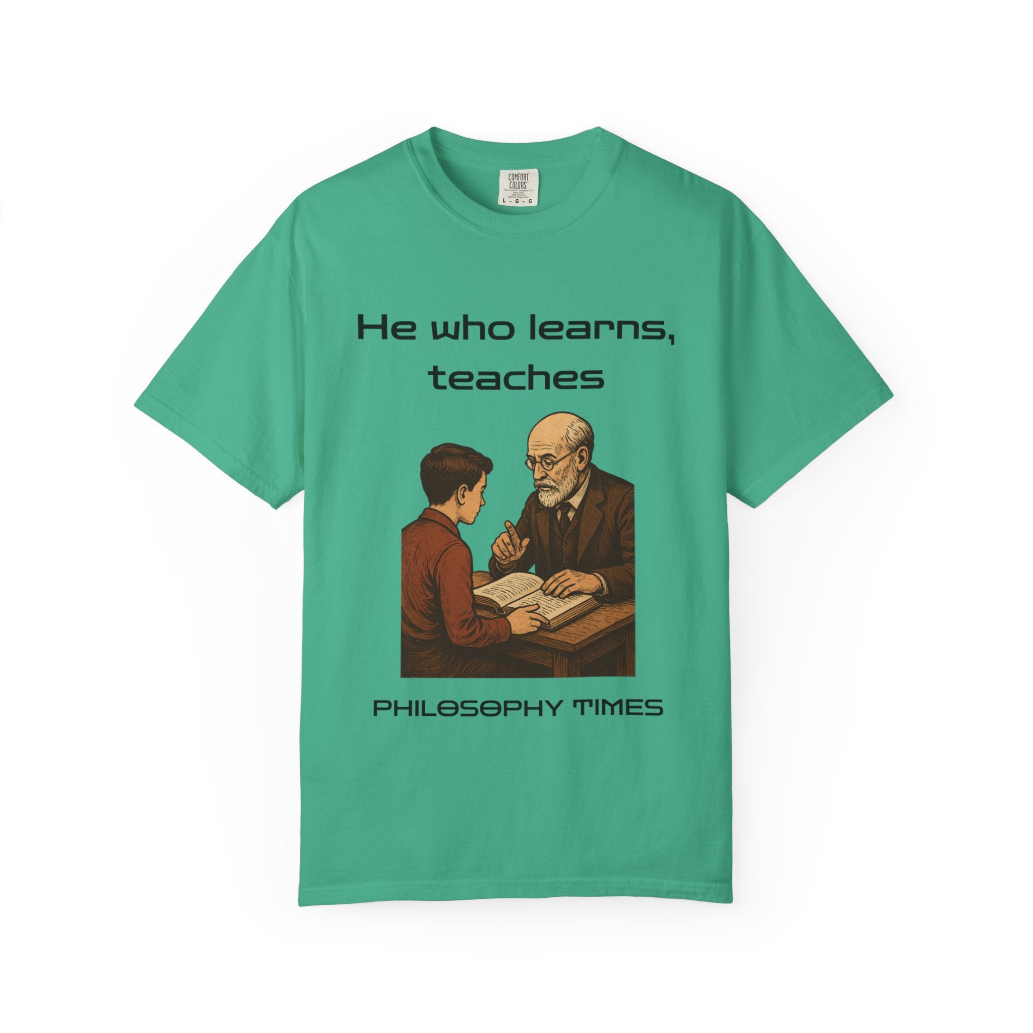 "He Who Learns, Teaches" Shirt – African Proverb Quote Tee