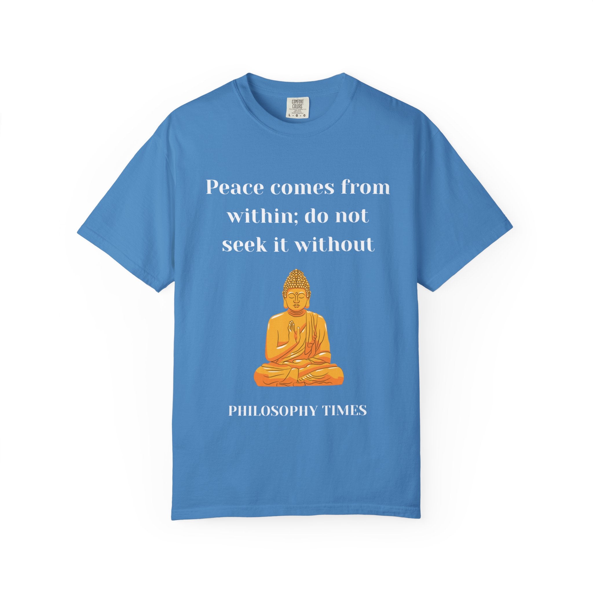 'Peace Comes From Within' Tee – Buddha Wisdom Quote Shirt