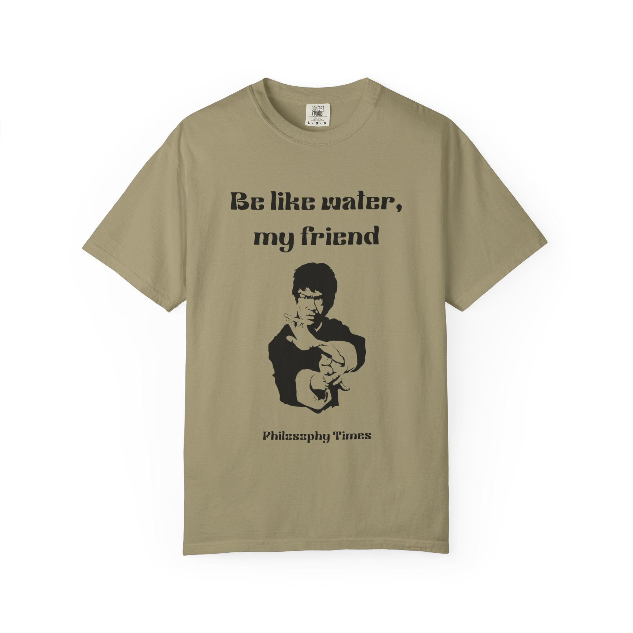Bruce Lee T-Shirt – “Be Like Water” Inspirational Quote Graphic Tee