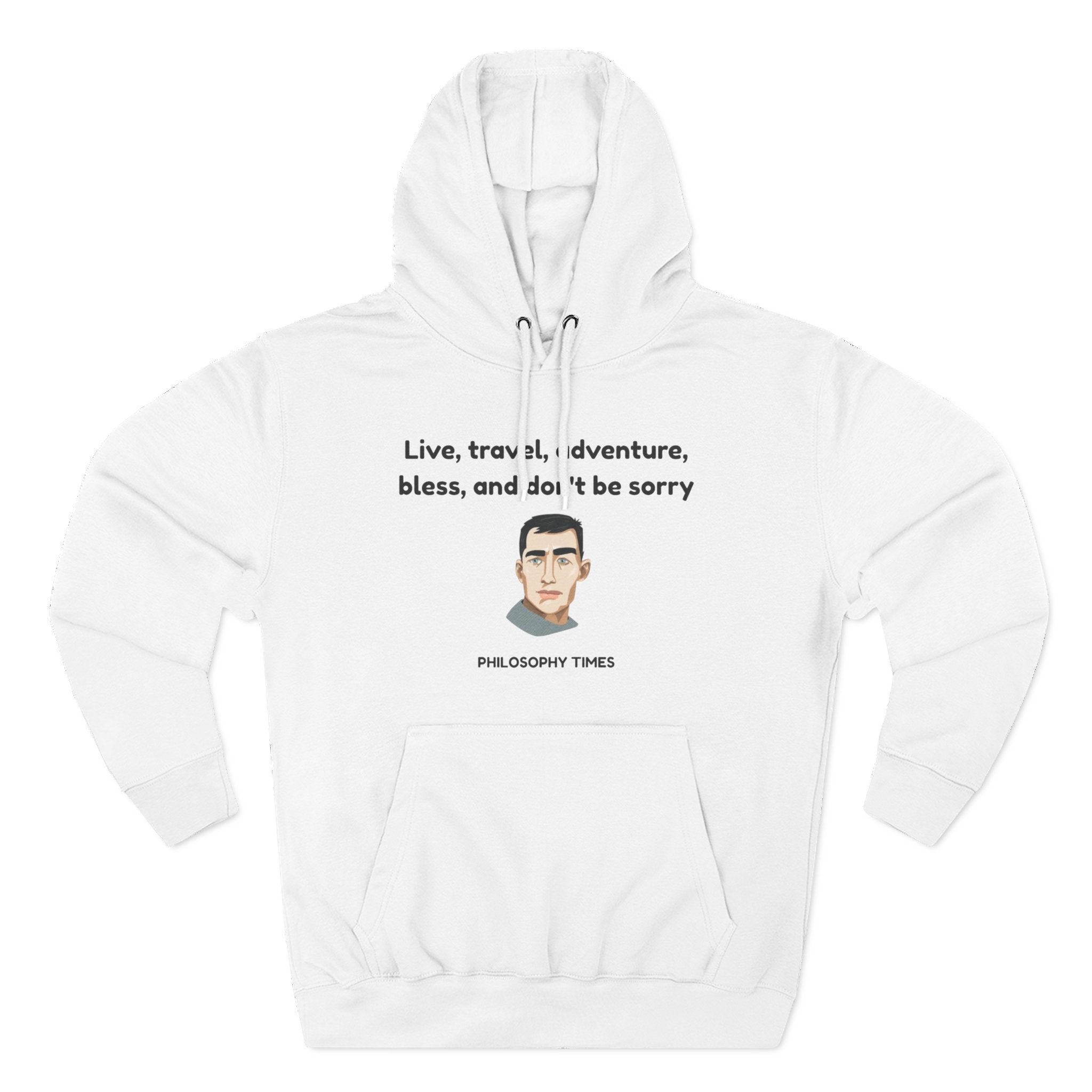 Jack Kerouac Fleece Hoodie Printify