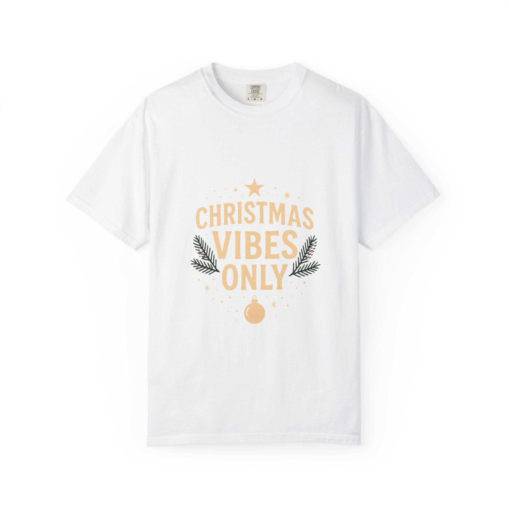 Christmas T Shirt – "Christmas Vibes Only" Retro Holiday Tee