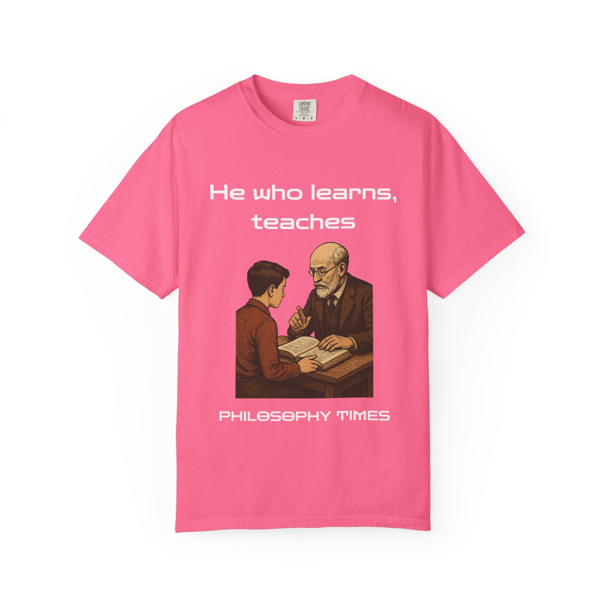 "He Who Learns, Teaches" Shirt – African Proverb Quote Tee