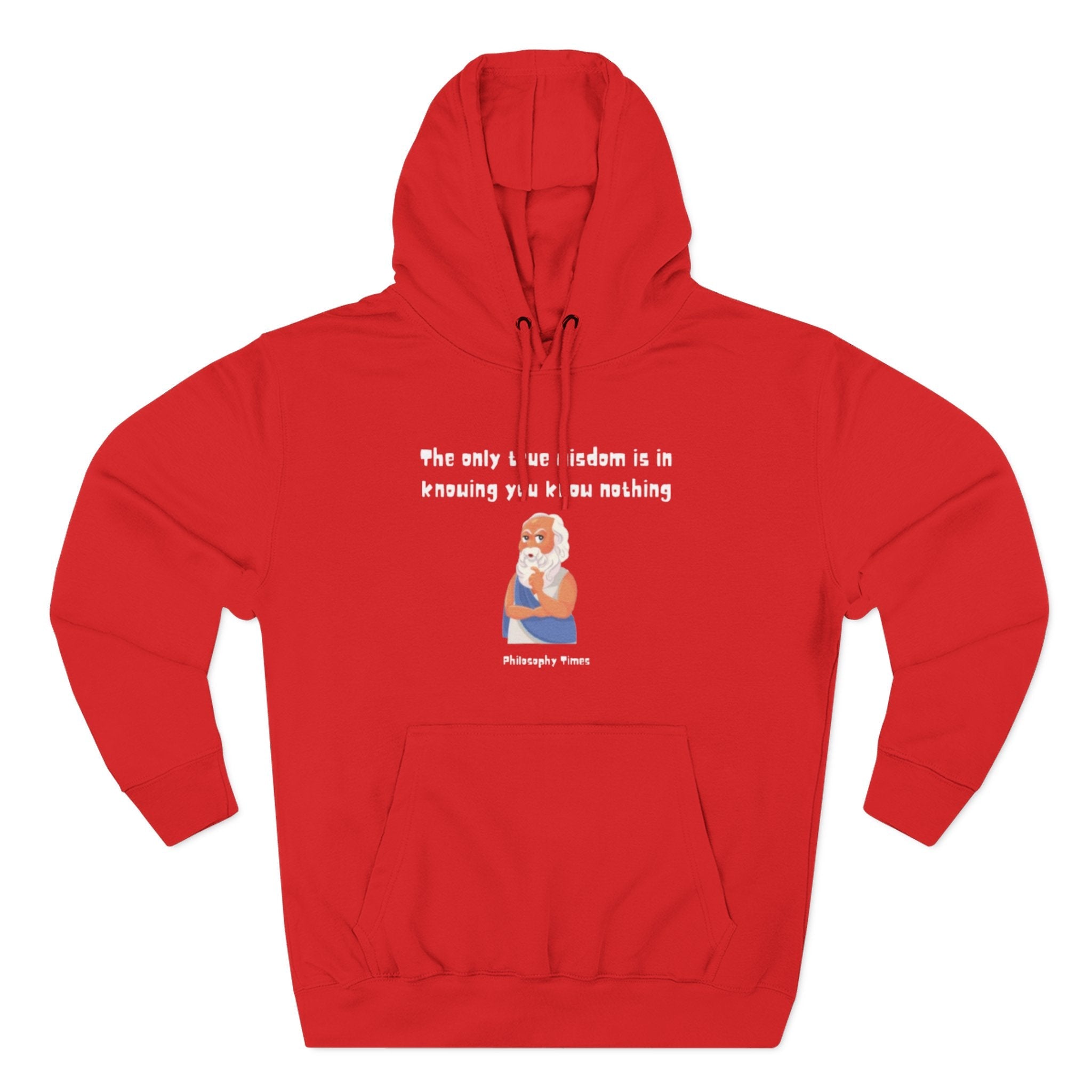 Socrates Fleece Hoodie Printify