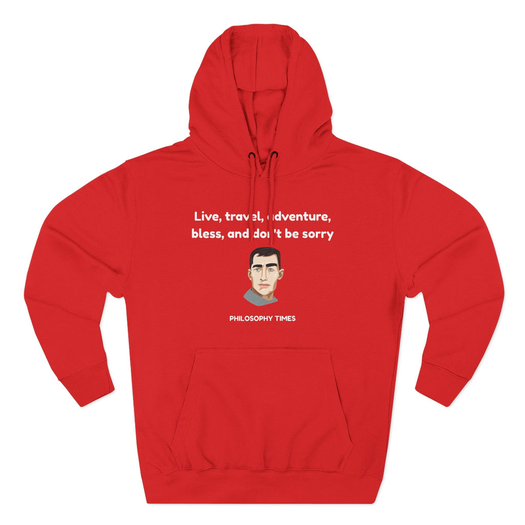 Jack Kerouac Fleece Hoodie Printify