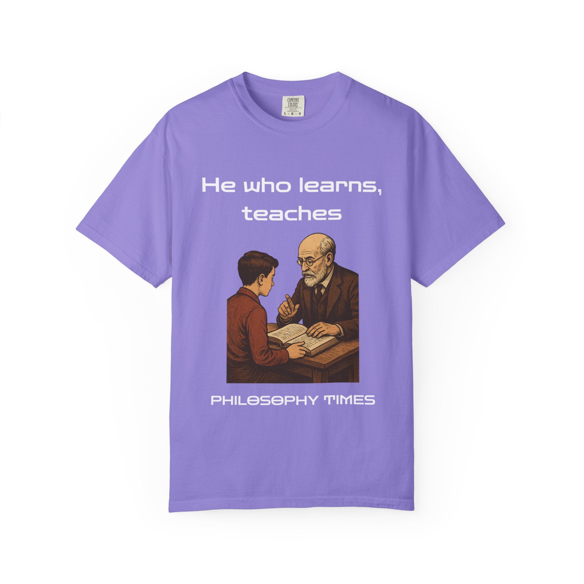 "He Who Learns, Teaches" Shirt – African Proverb Quote Tee