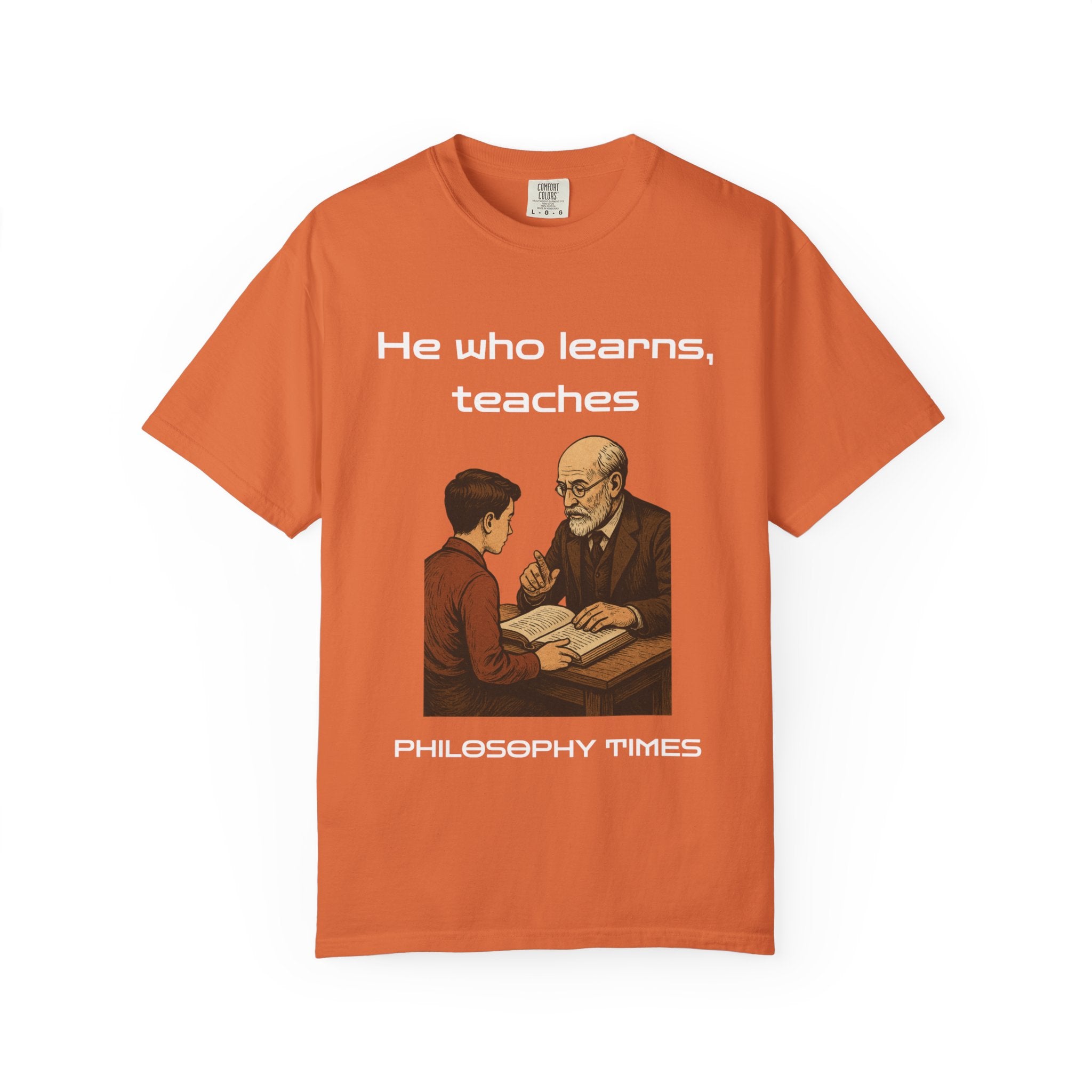 "He Who Learns, Teaches" Shirt – African Proverb Quote Tee
