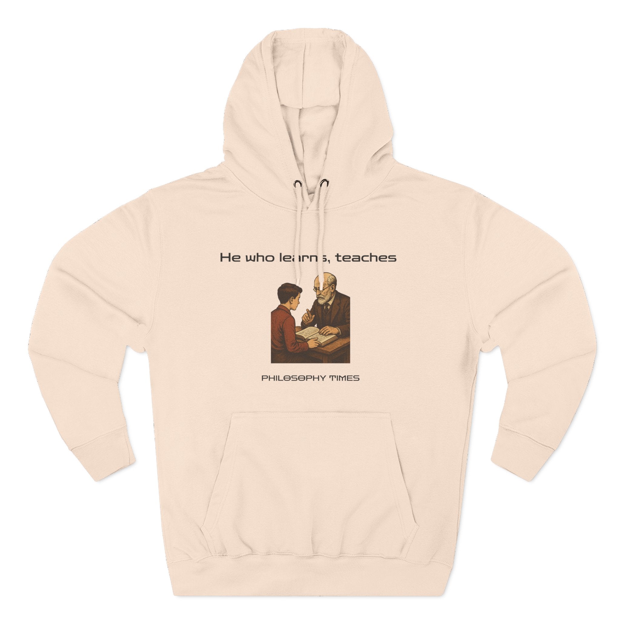 "He Who Learns, Teaches" Quote Apparel - African Proverb Hoodie