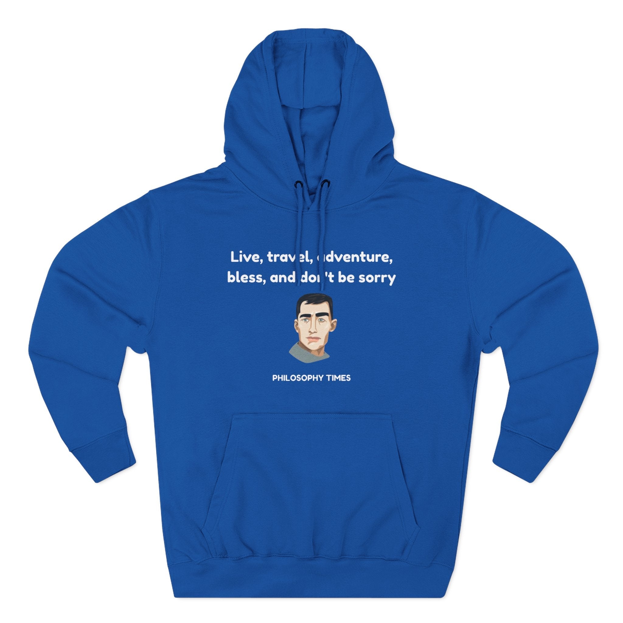 Jack Kerouac Fleece Hoodie Printify