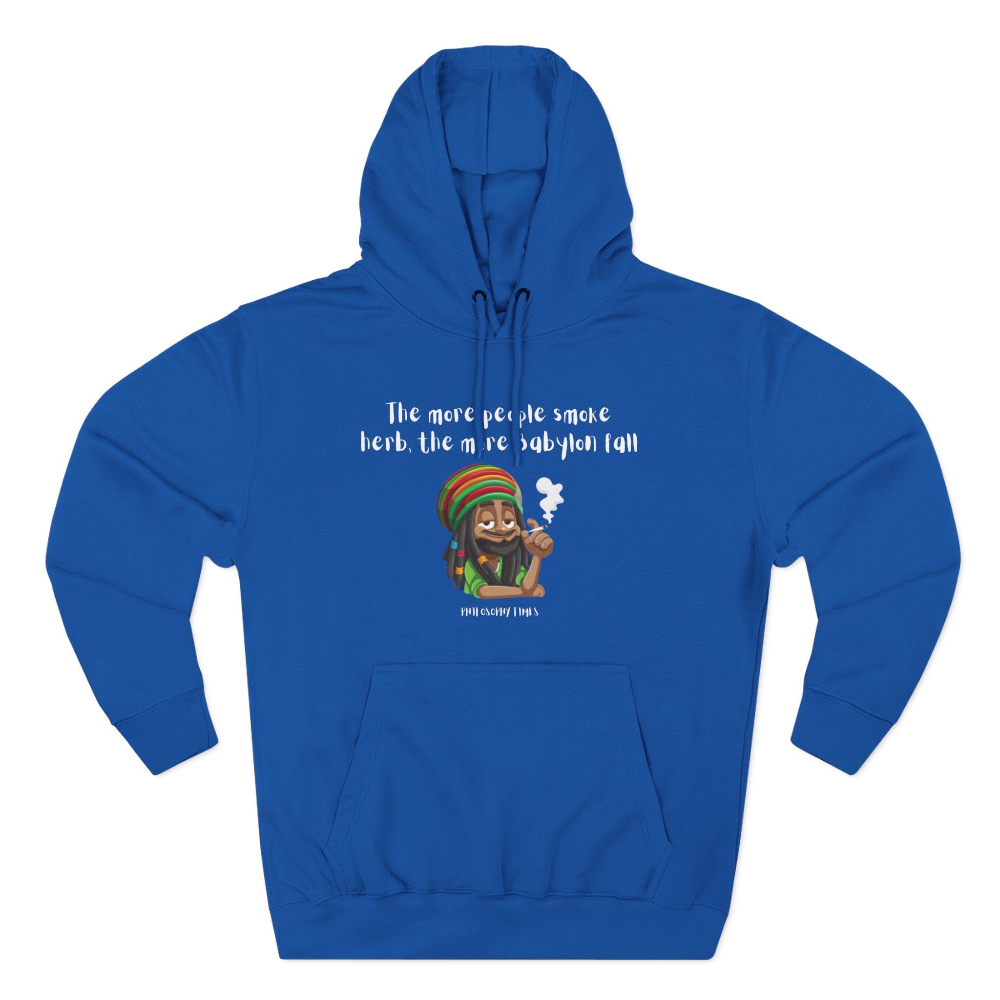 Rastaman Fleece Hoodie Printify