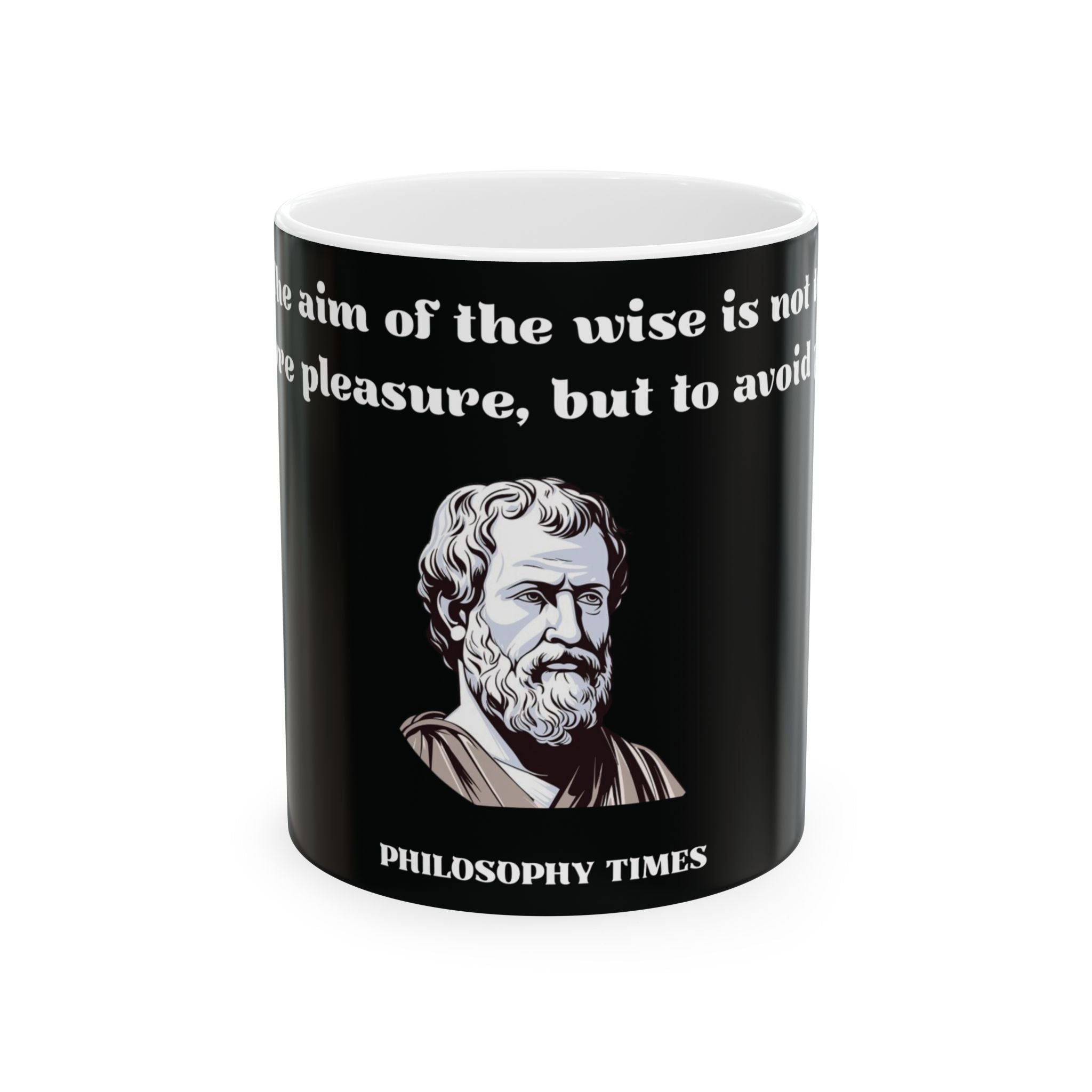 Black Aristotle Mug Printify