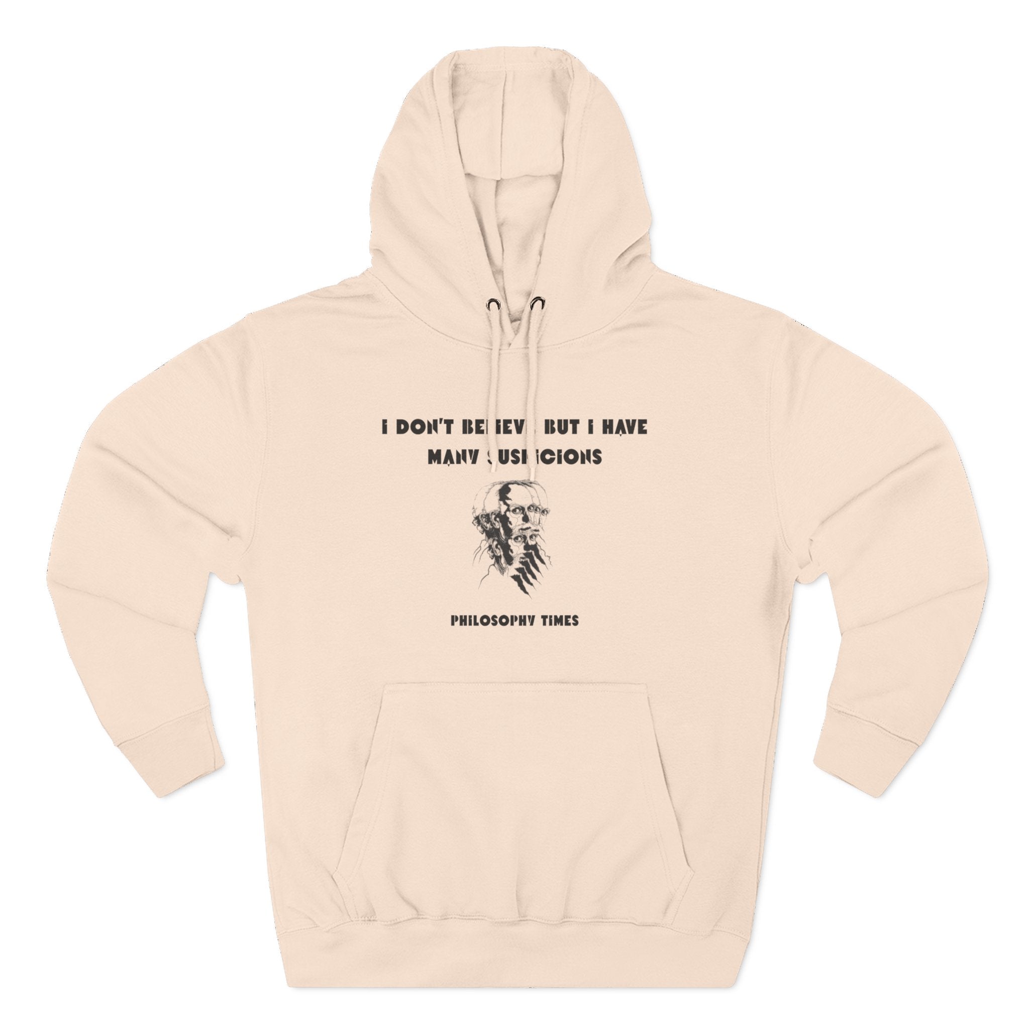 Robert Anton Wilson “I Have Many Suspicions” - Cozy Fleece Hoodie