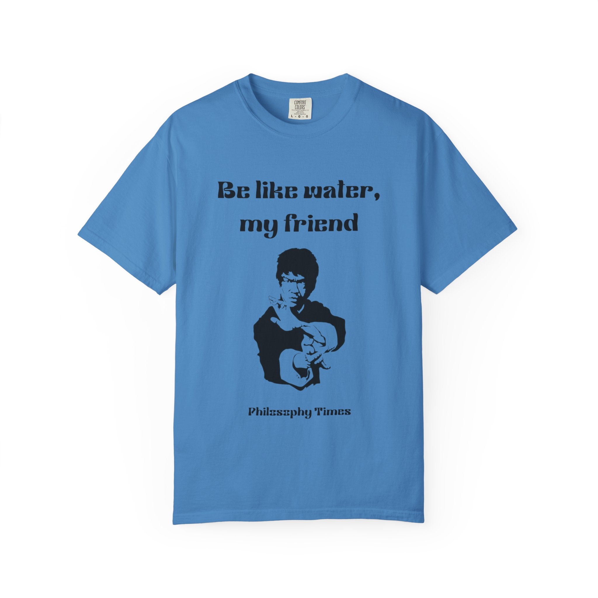 Bruce Lee T-Shirt – “Be Like Water” Inspirational Quote Graphic Tee
