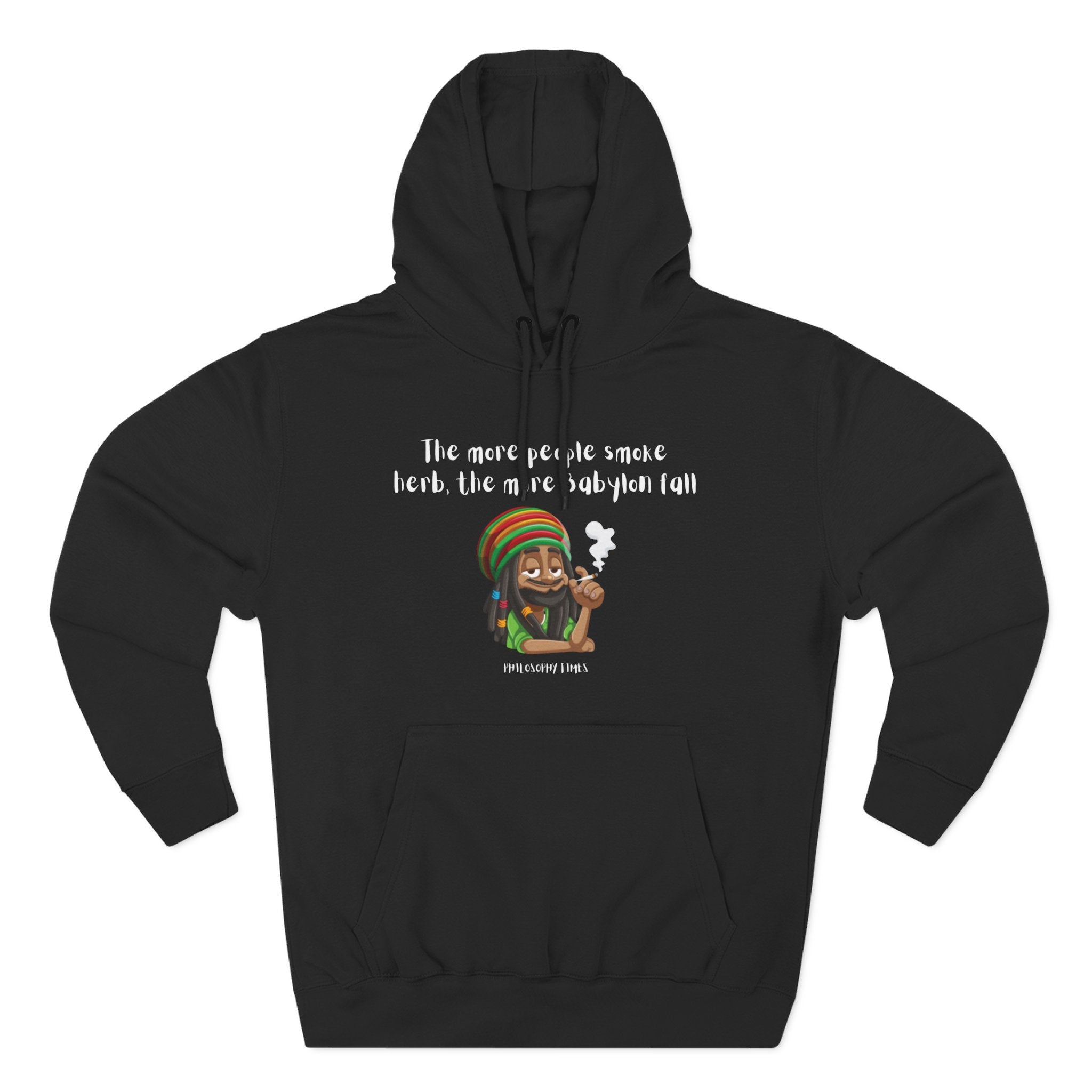 Rastaman Fleece Hoodie Printify