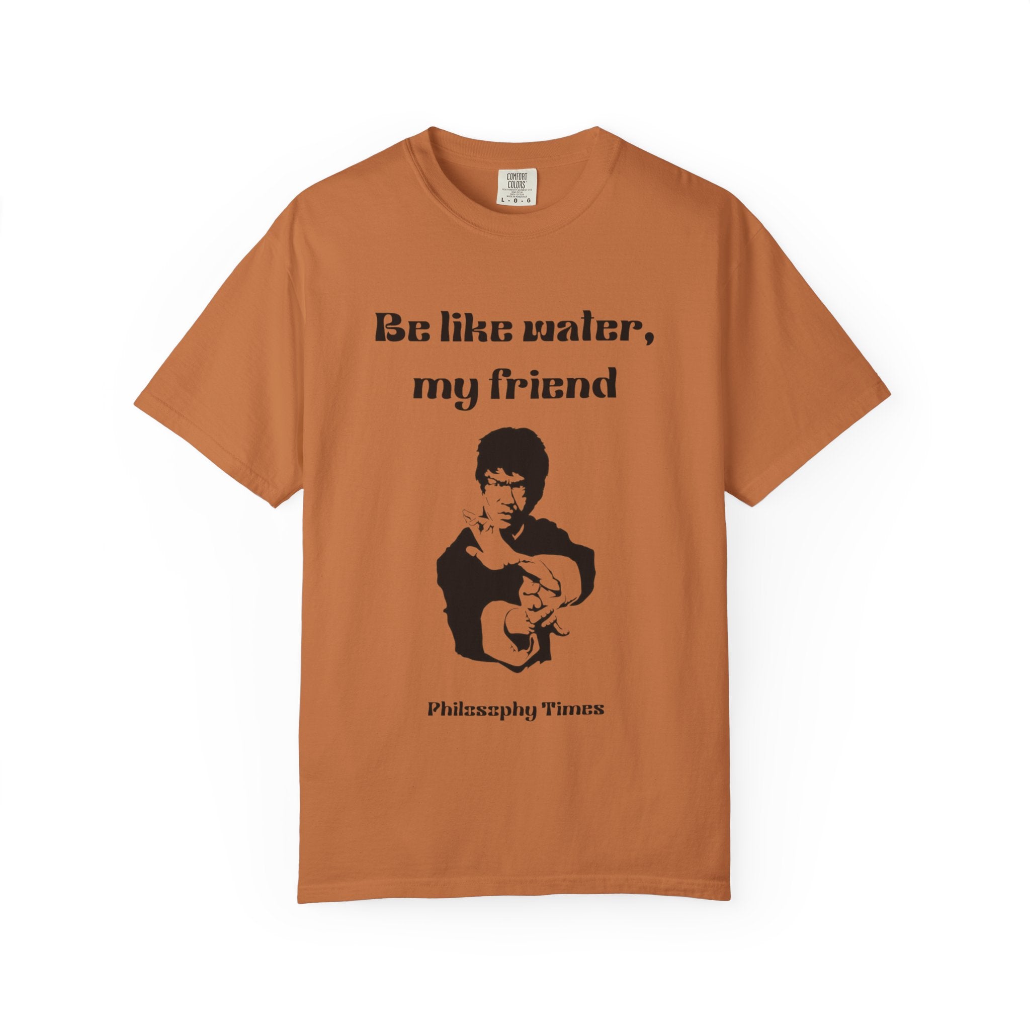Bruce Lee T-Shirt – “Be Like Water” Inspirational Quote Graphic Tee