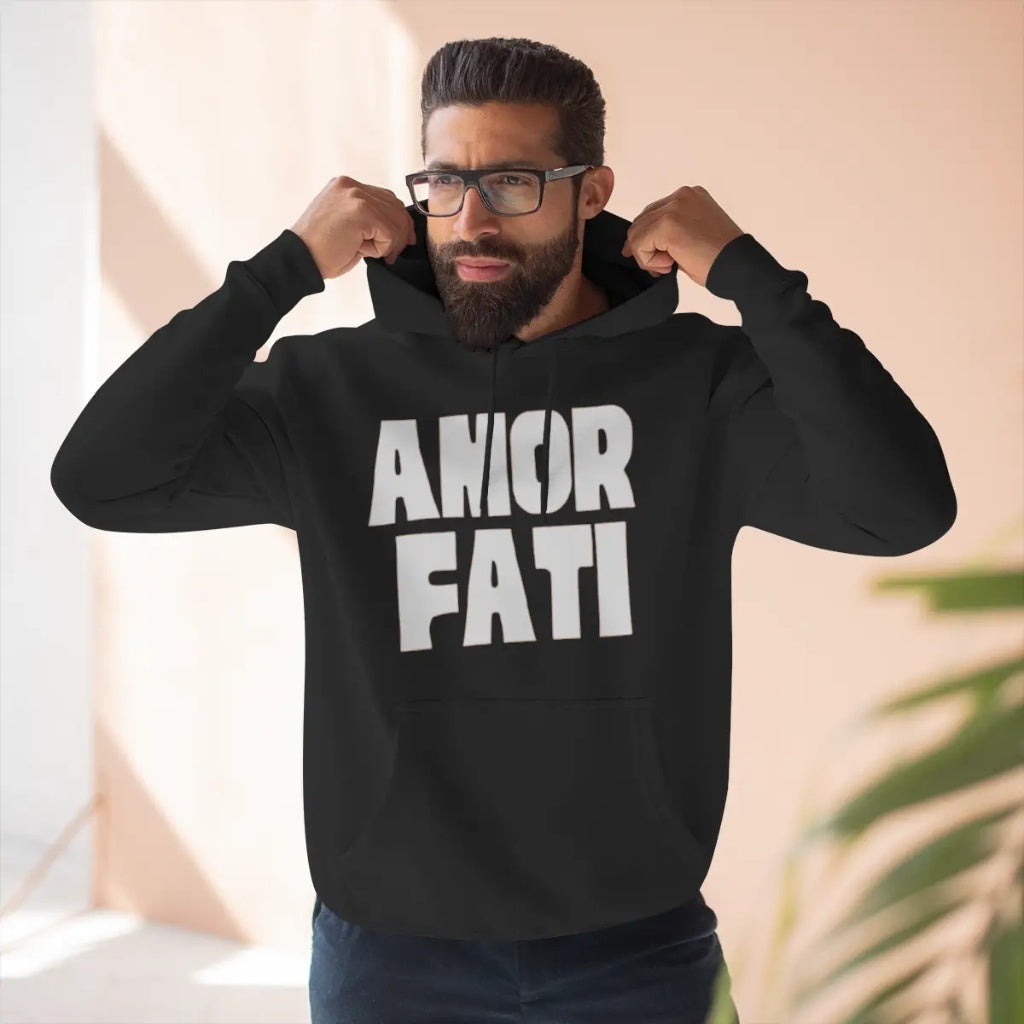 Amor Fati Philosophy Hoodie — 'Gift' vivbyen Three-Panel Fleece Hoodie