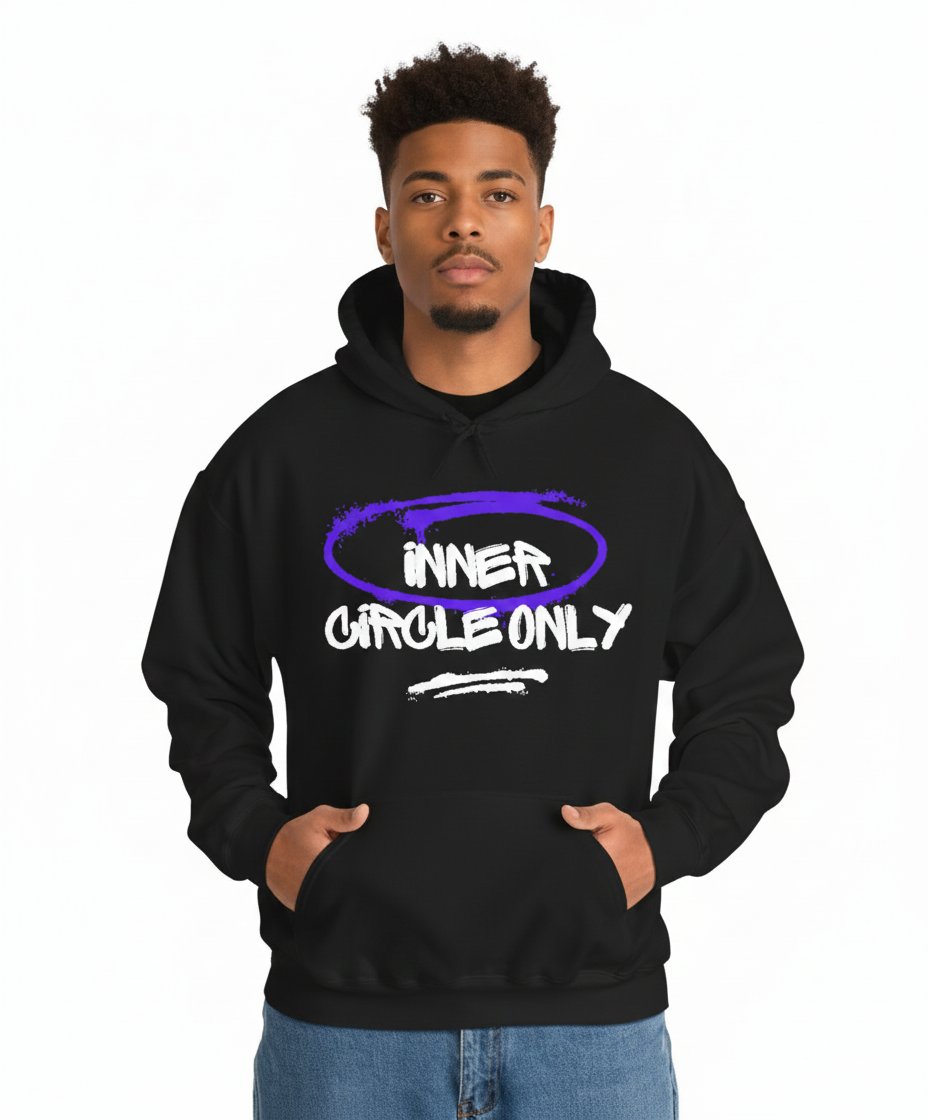 Vivbyen Inner Circle Hoodie — Three-Panel Fleece